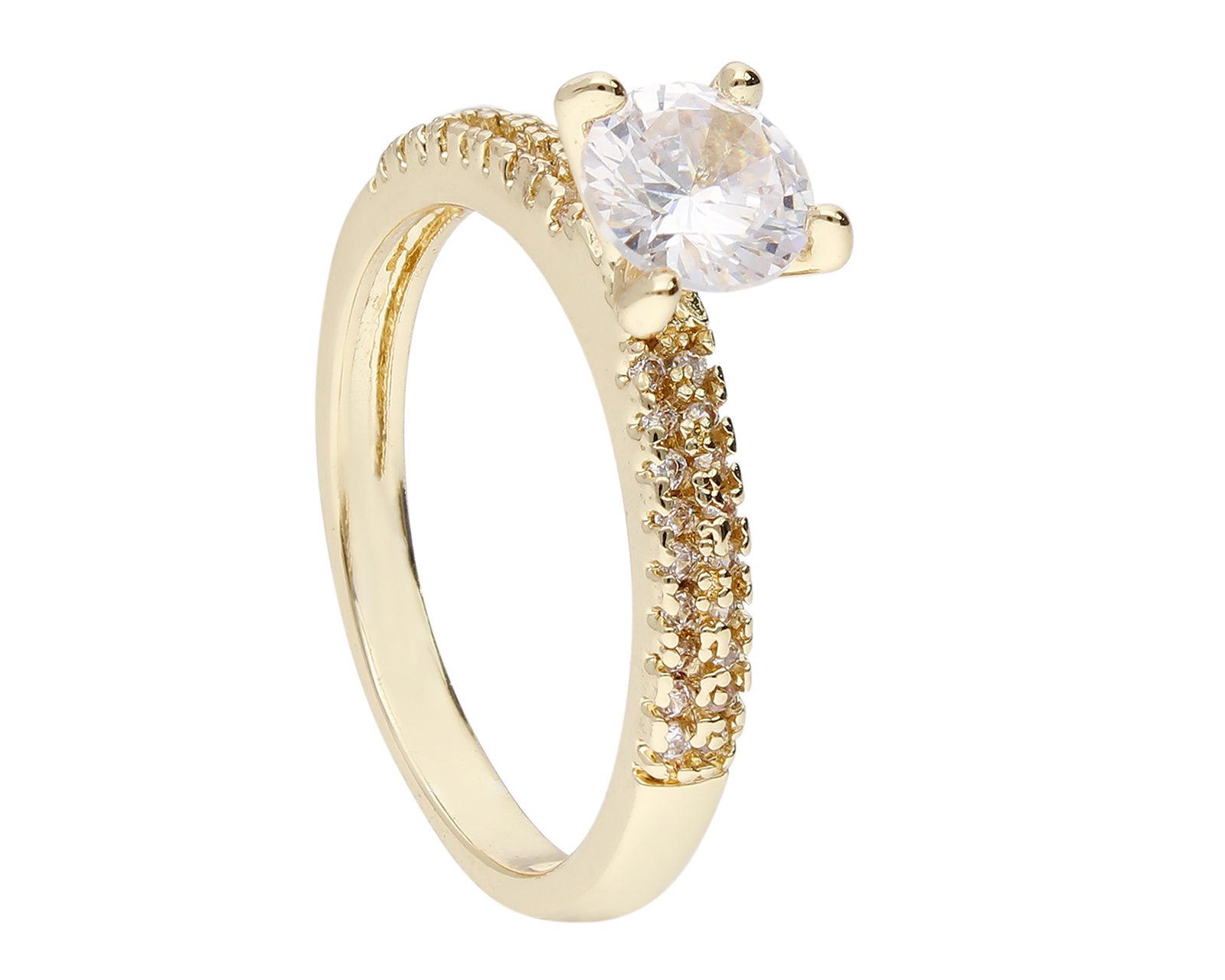 Anillo Chapa de Oro Zokko