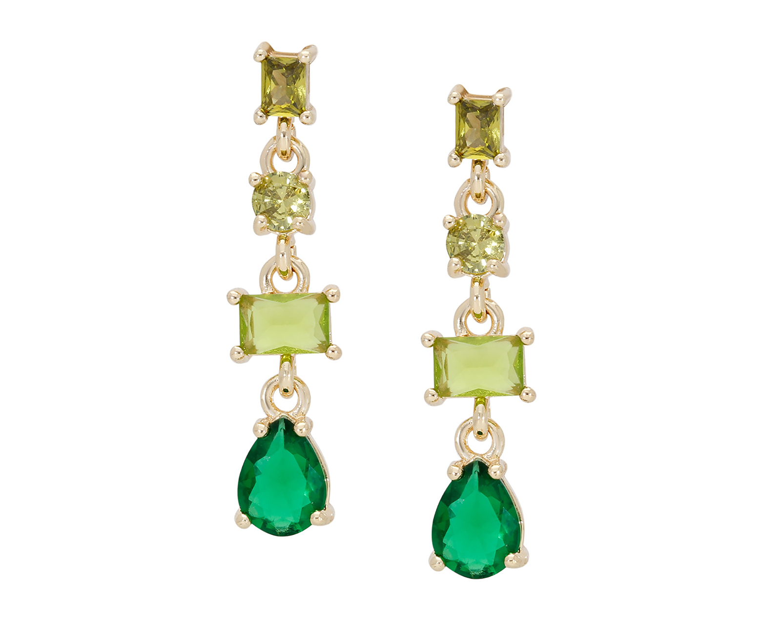 Foto 2 | Foto 2 | Aretes de Chapa de Oro Camila
