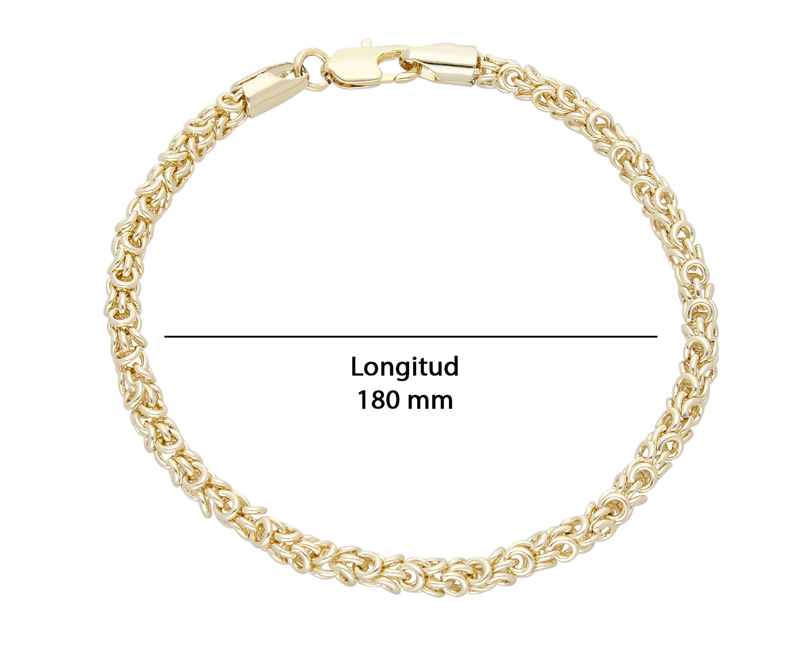 Foto 7 pulgar | Foto 6 | Pulsera Chapa de Oro Zokko