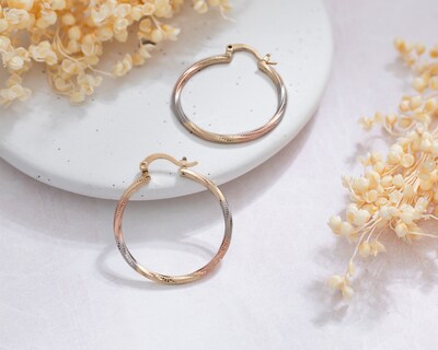 Foto 4 | Foto 4 | Arracadas Chapa de Oro Sentimientos