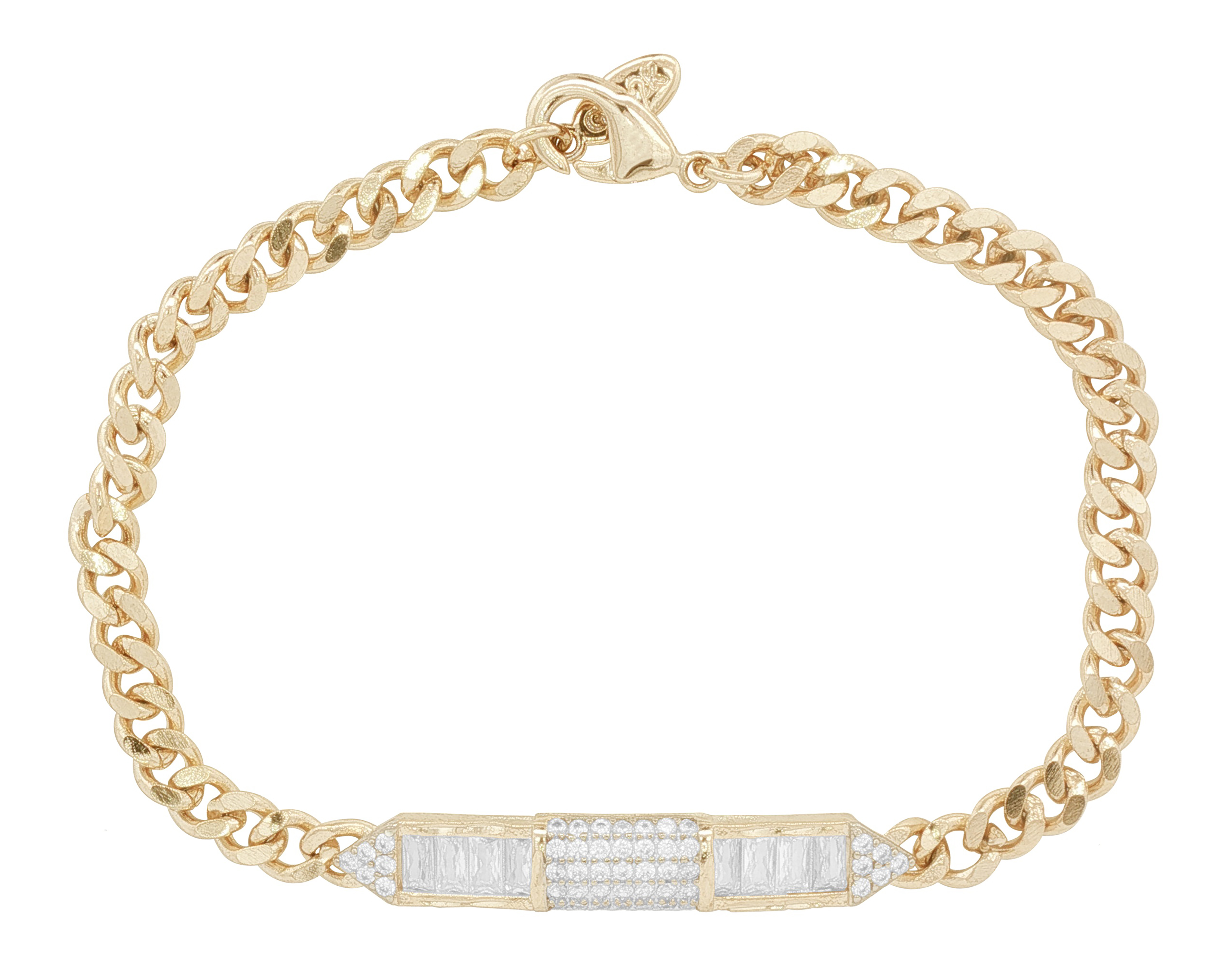 Pulsera Chapa de Oro Sentimientos