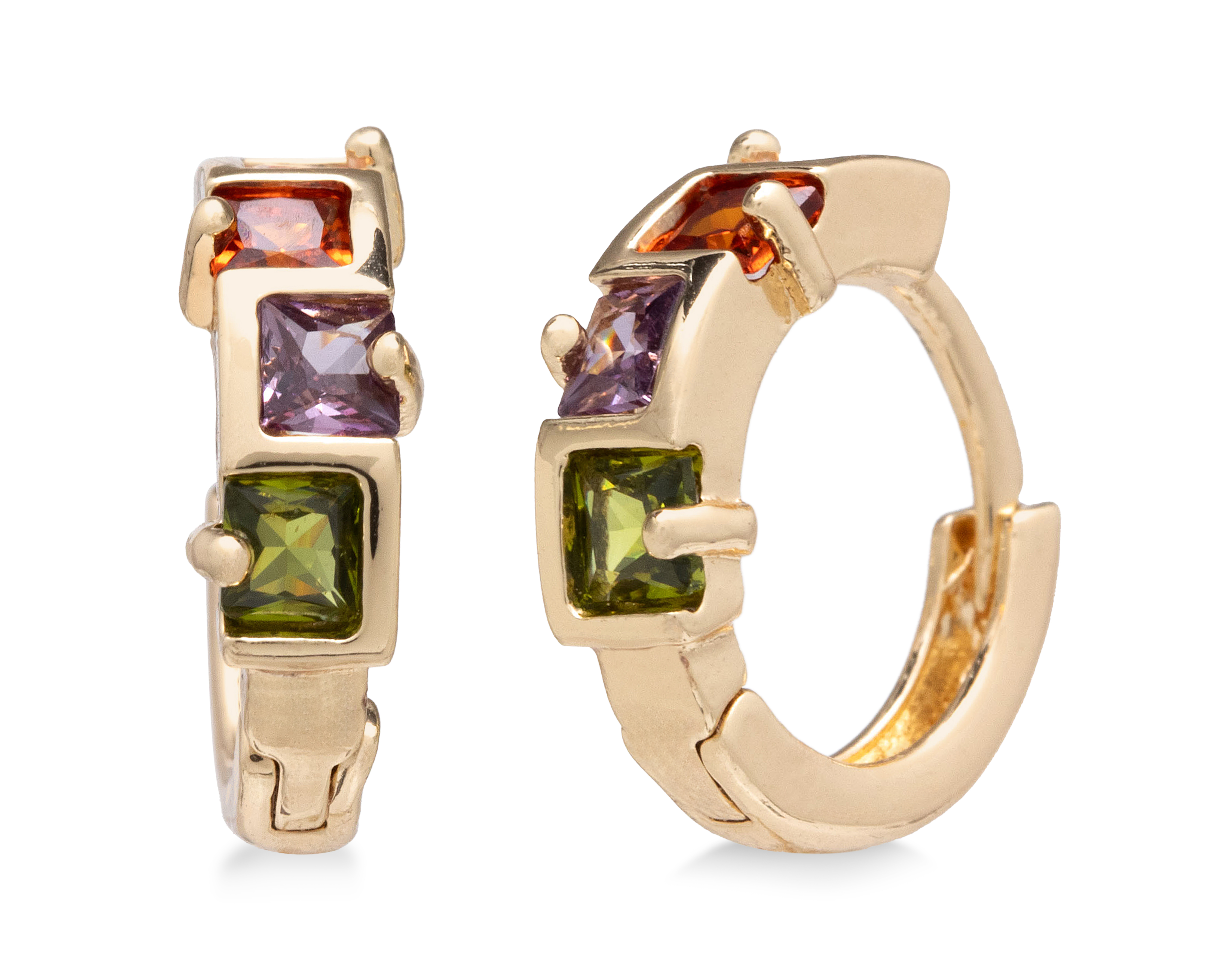 Aretes de Chapa de Oro Diseños CR