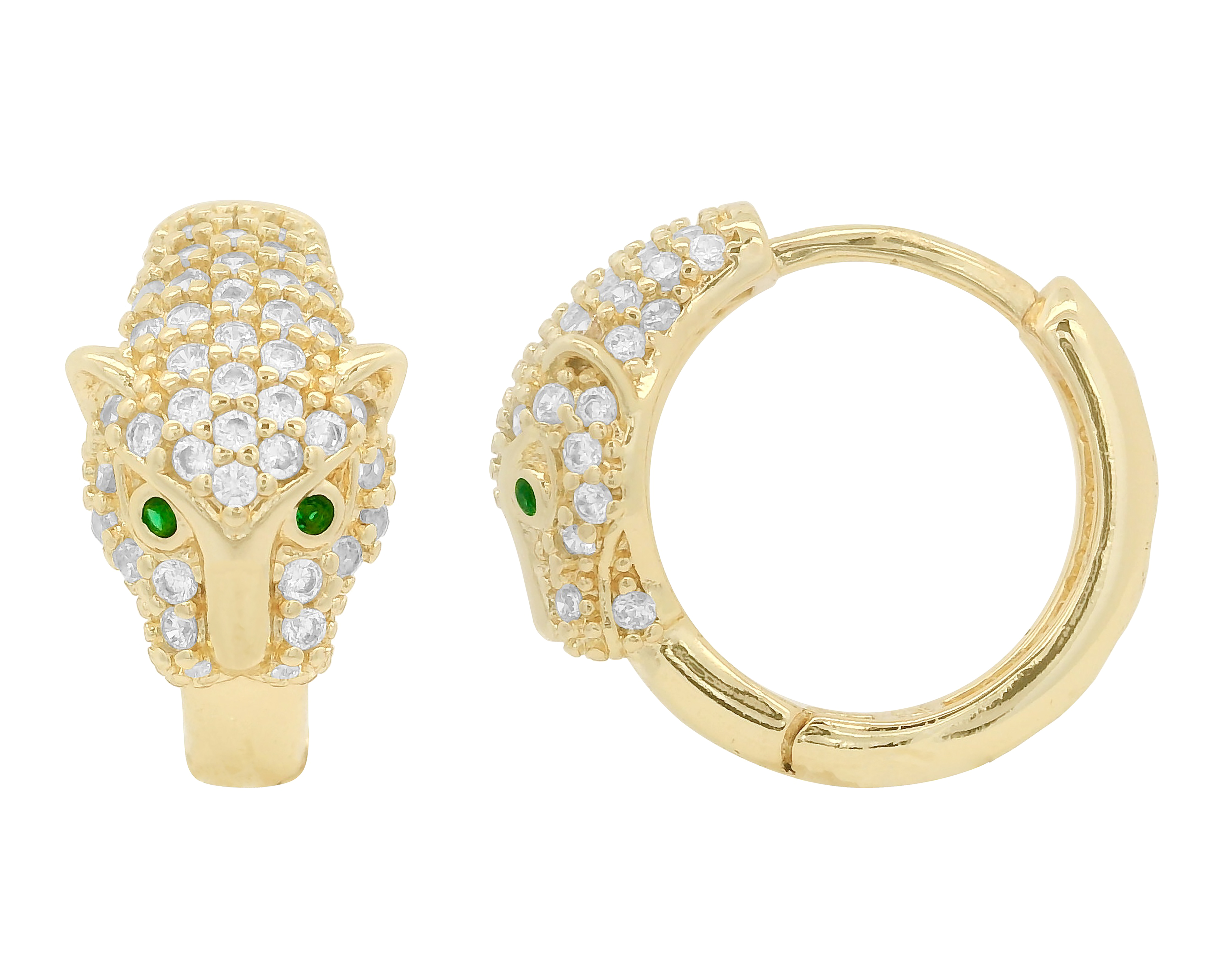 Aretes Chapa de Oro Sentimientos