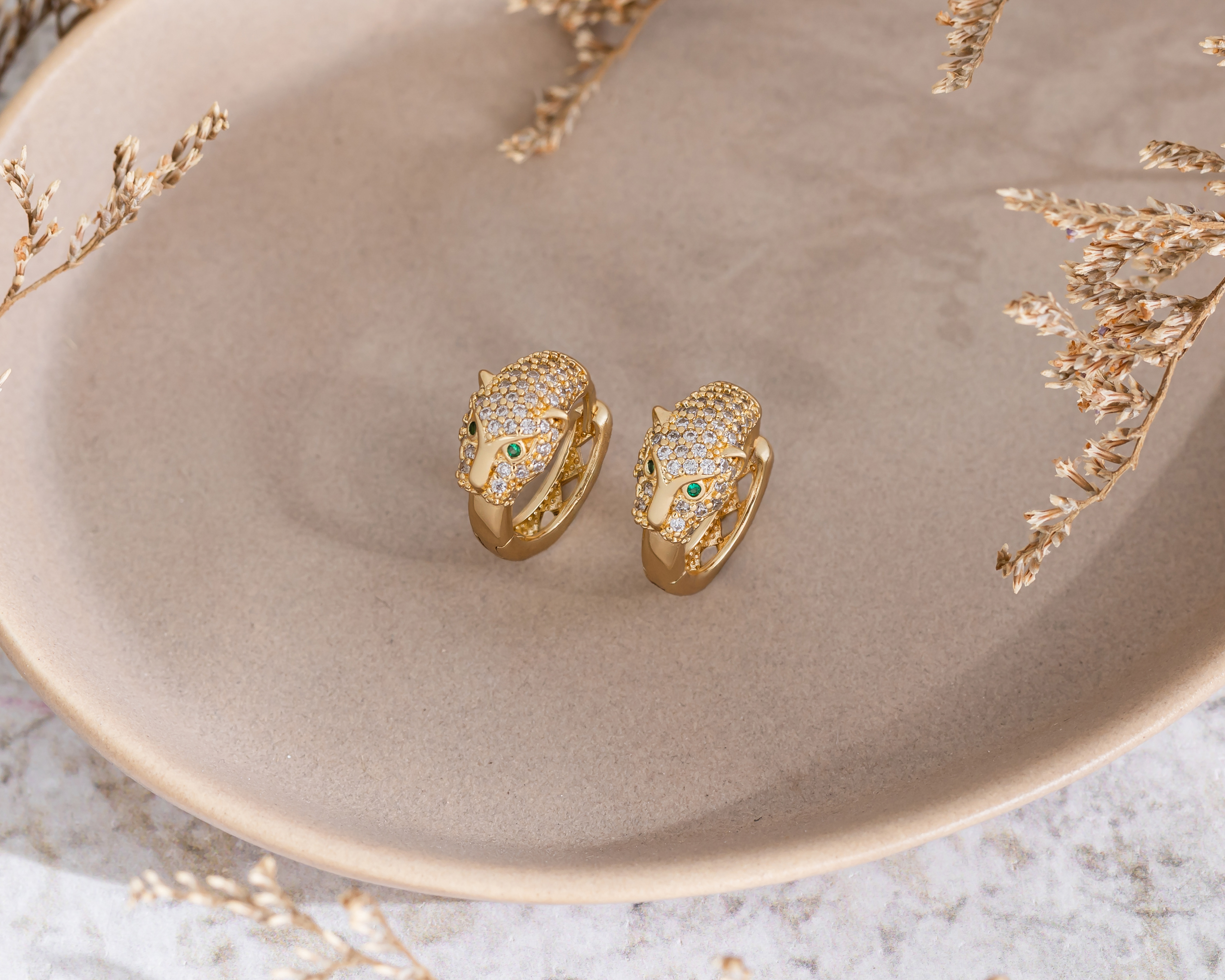 Foto 4 | Foto 4 | Aretes Chapa de Oro Sentimientos