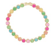 Pulsera de Chapa de Oro Sentimientos