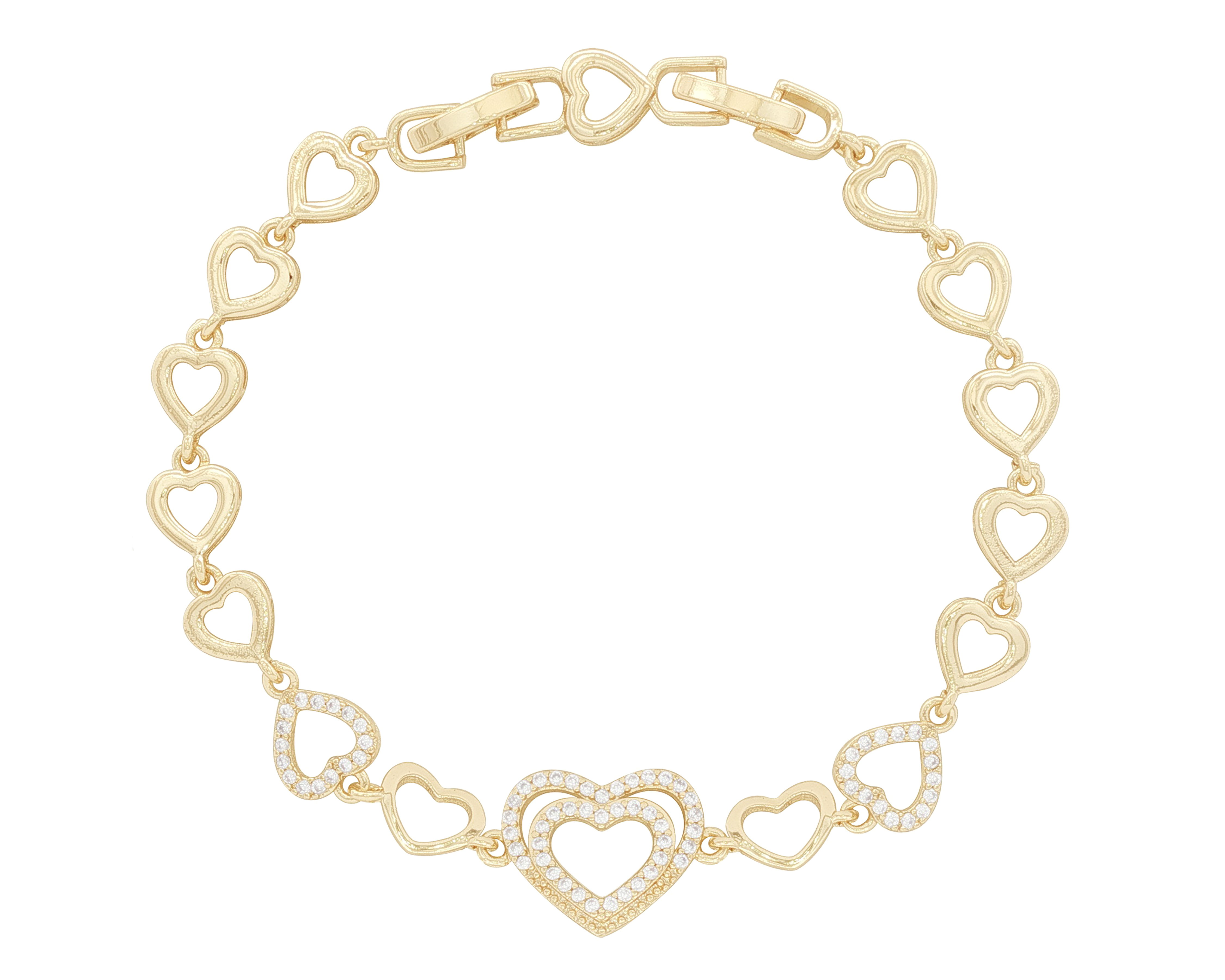 Pulsera Chapa de Oro Sentimientos