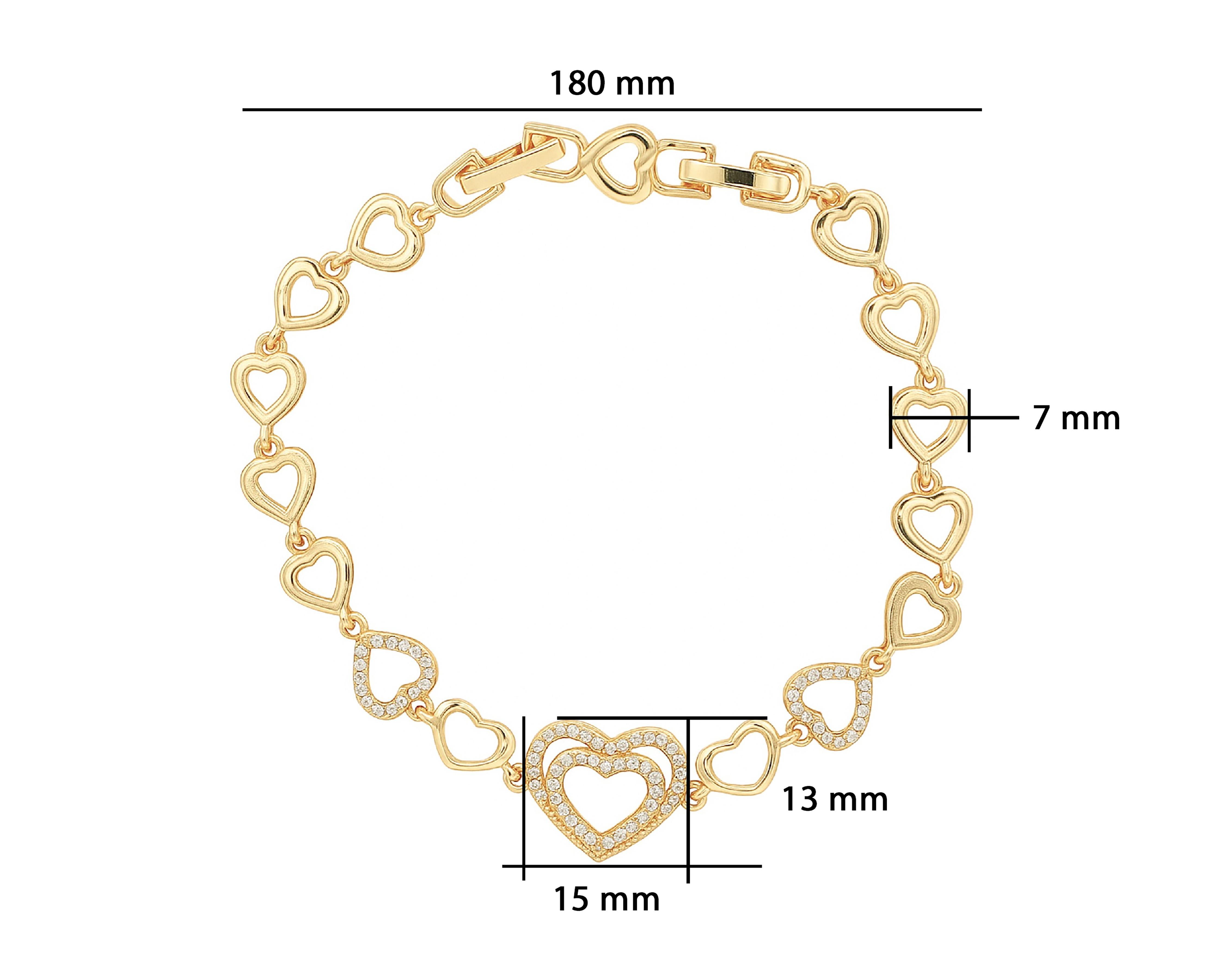 Foto 7 pulgar | Foto 6 | Pulsera Chapa de Oro Sentimientos