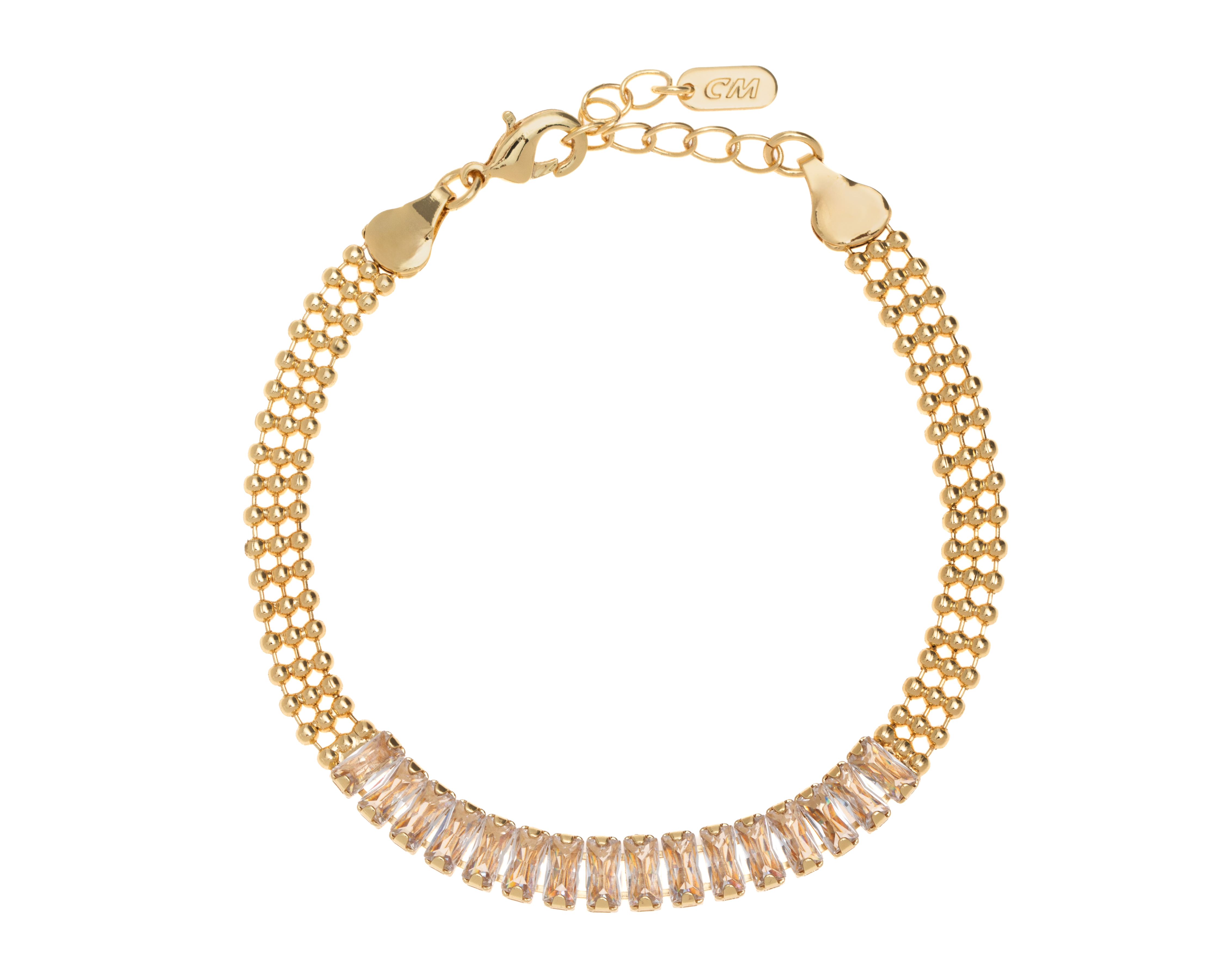 Pulsera de Chapa de Oro Sentimientos