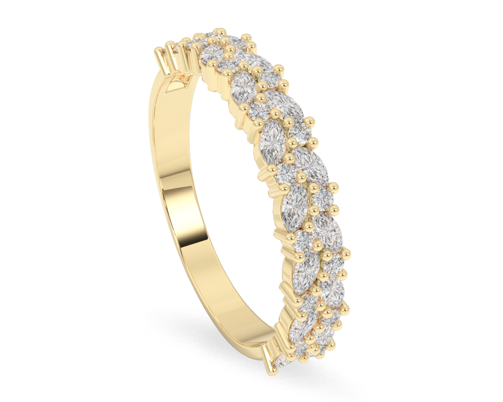 Anillo de Oro 10k Moments Talla 8