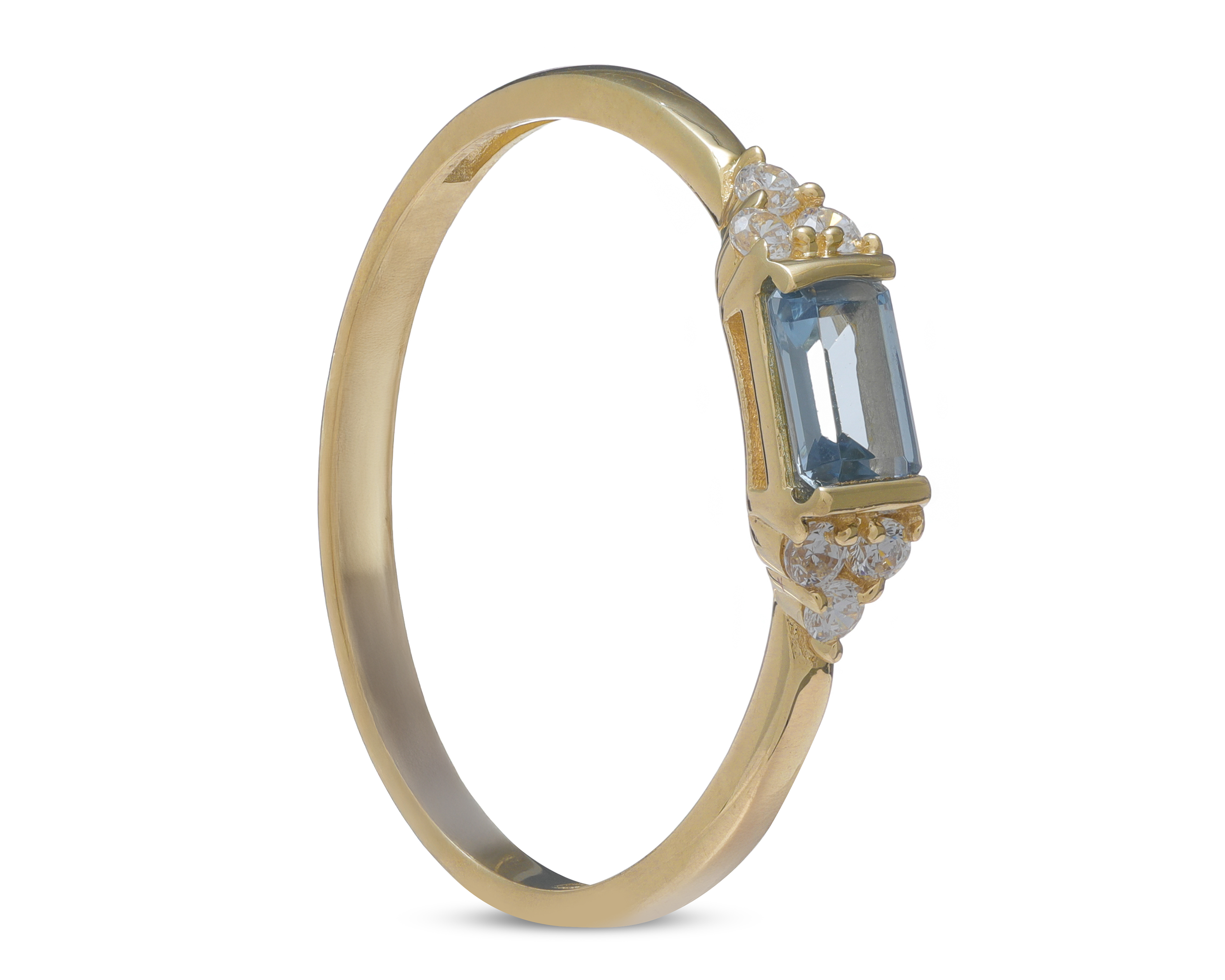 Anillo de Oro 14K Moments Talla 7