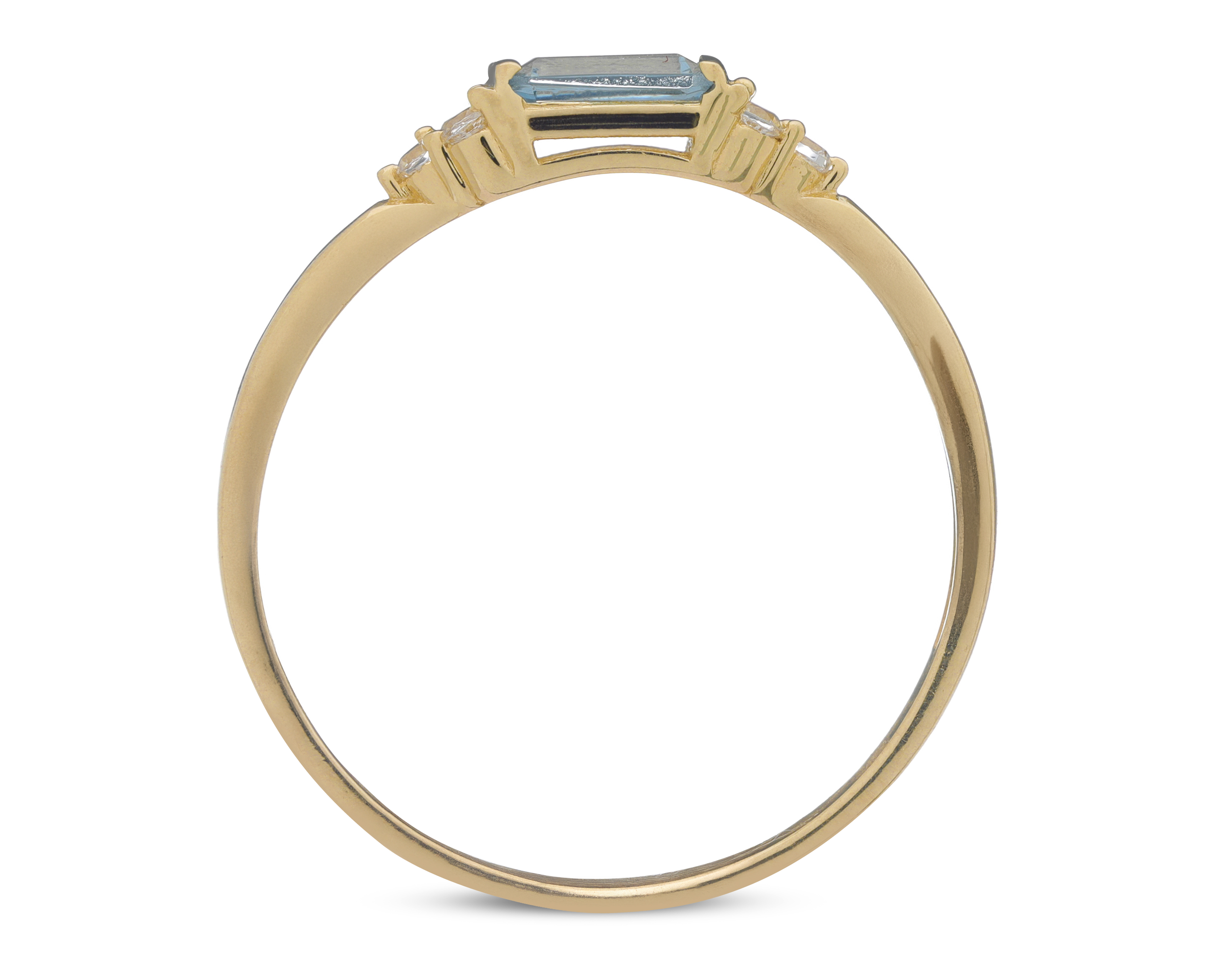 Foto 4 pulgar | Foto 3 | Anillo de Oro 14K Moments Talla 7