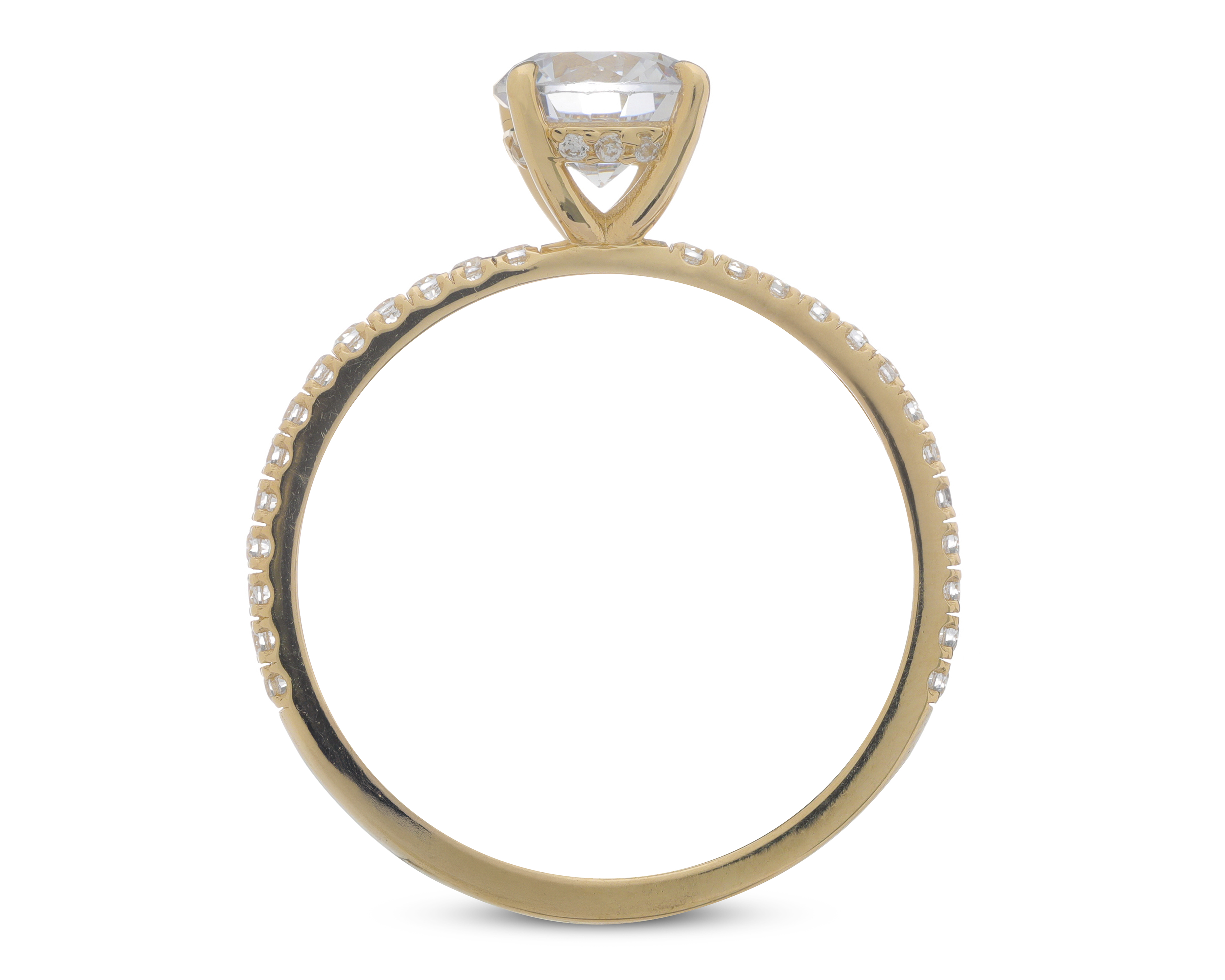 Foto 4 pulgar | Foto 3 | Anillo de Oro 14K Moments Talla 8