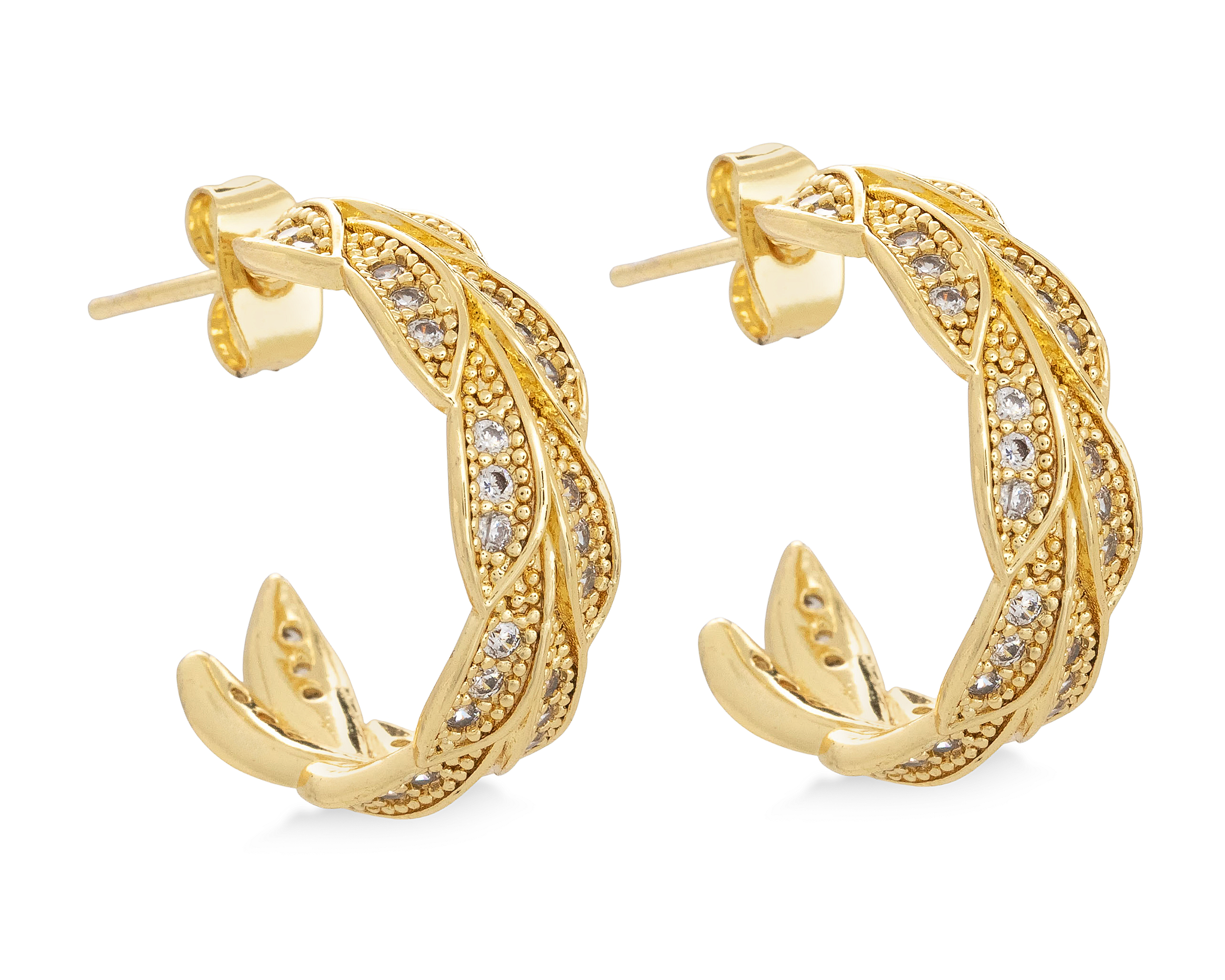 Foto 2 | Foto 2 | Aretes Chapa de Oro 18k Mashala