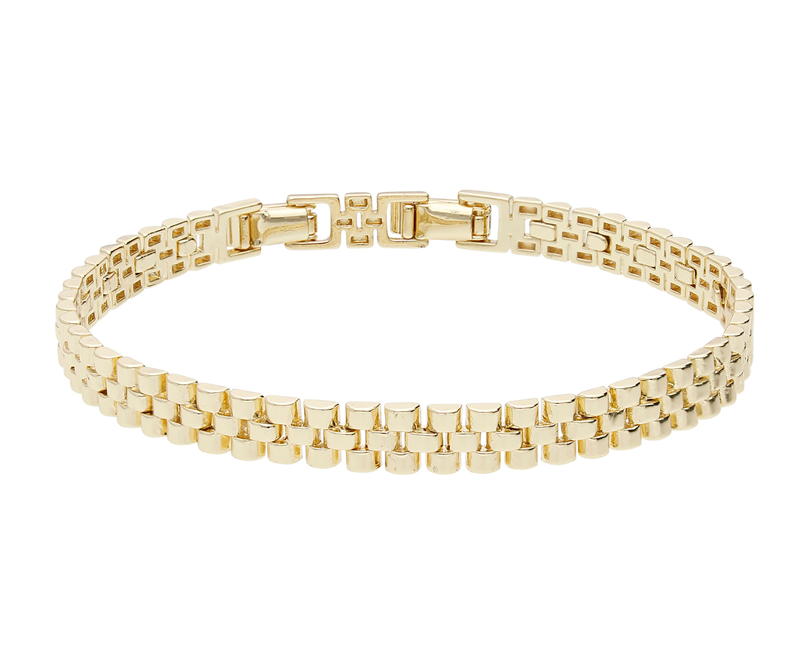 Pulsera Chapa de Oro Camila
