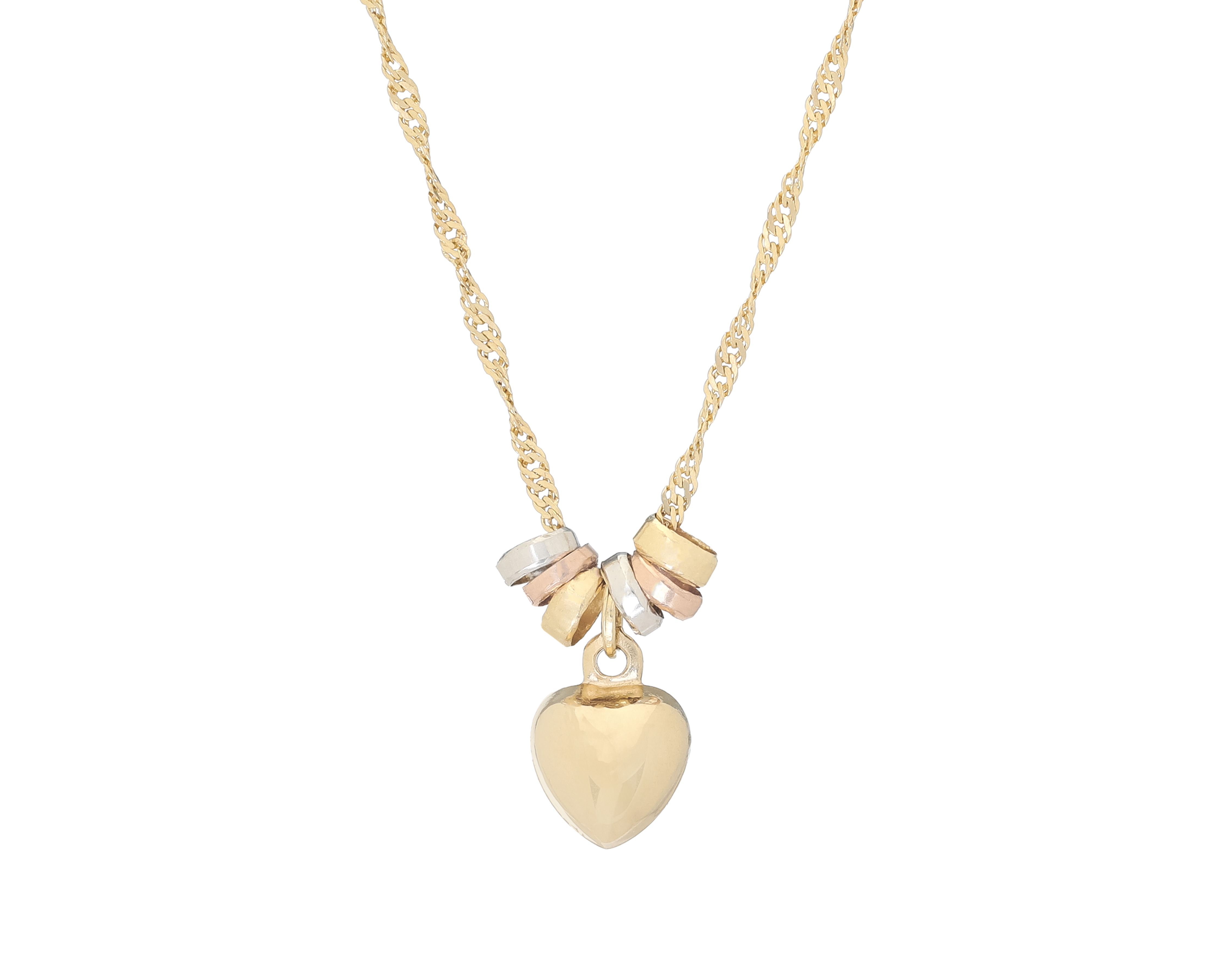 Foto 1 | Foto 1 | Gargantilla Corazón de Oro 10K Divkuo