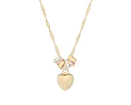 Gargantilla Corazón de Oro 10K Divkuo