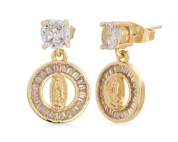 Aretes Chapa de Oro Sentimientos