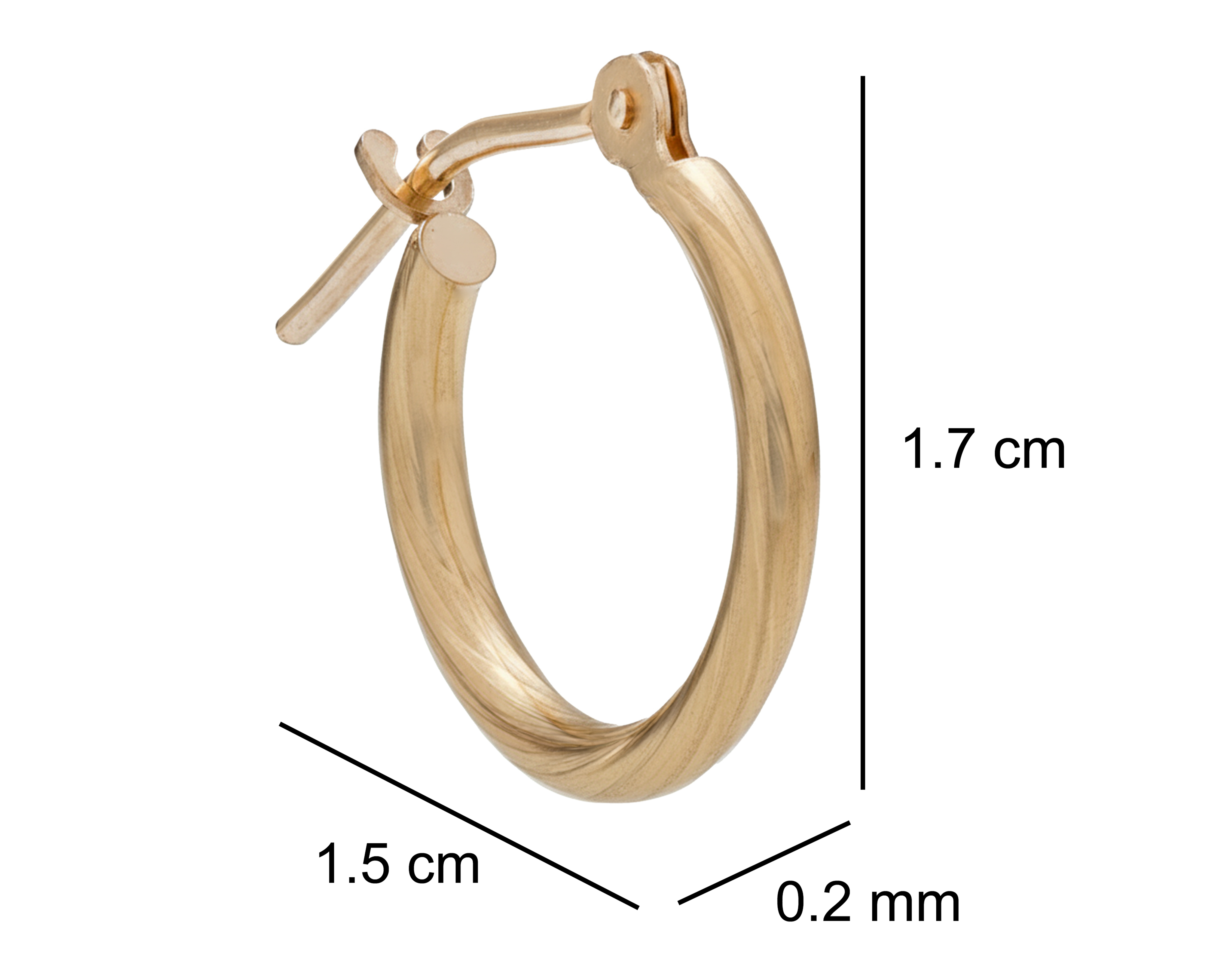 Foto 5 pulgar | Foto 4 | Arracadas de Oro 14k Martela