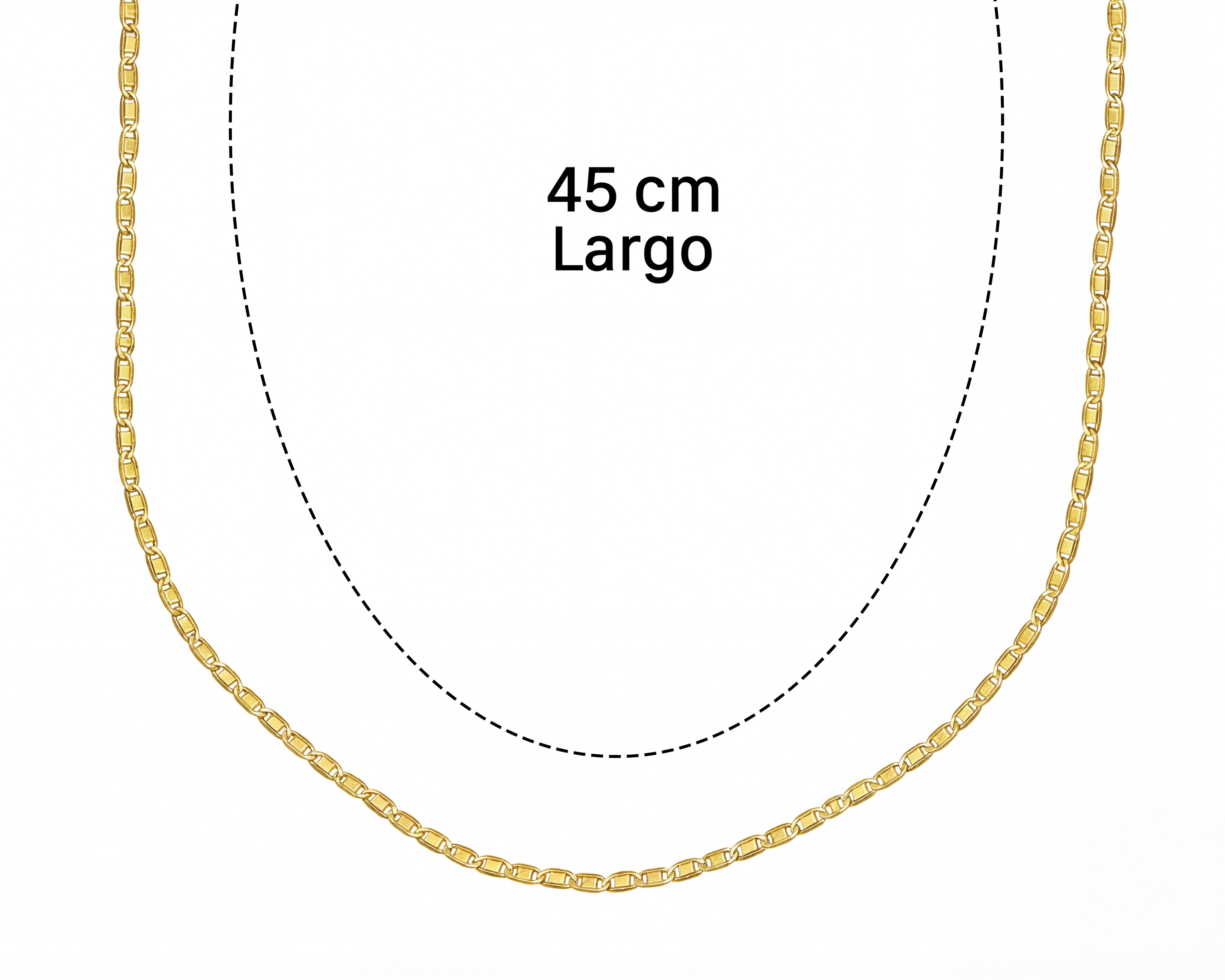 Foto 7 | Foto 7 | Cadena de Oro 10K Sentimientos