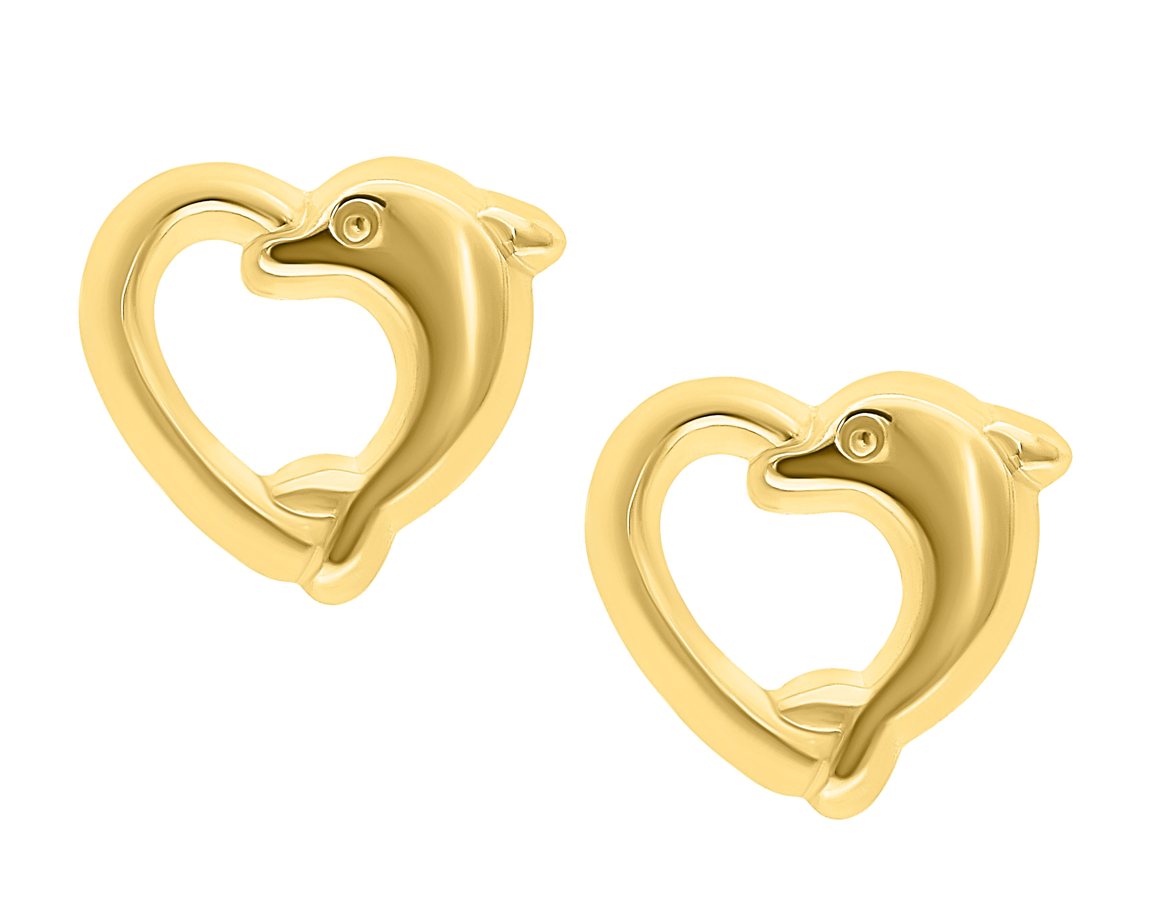 Aretes de Oro 10K Sentimientos