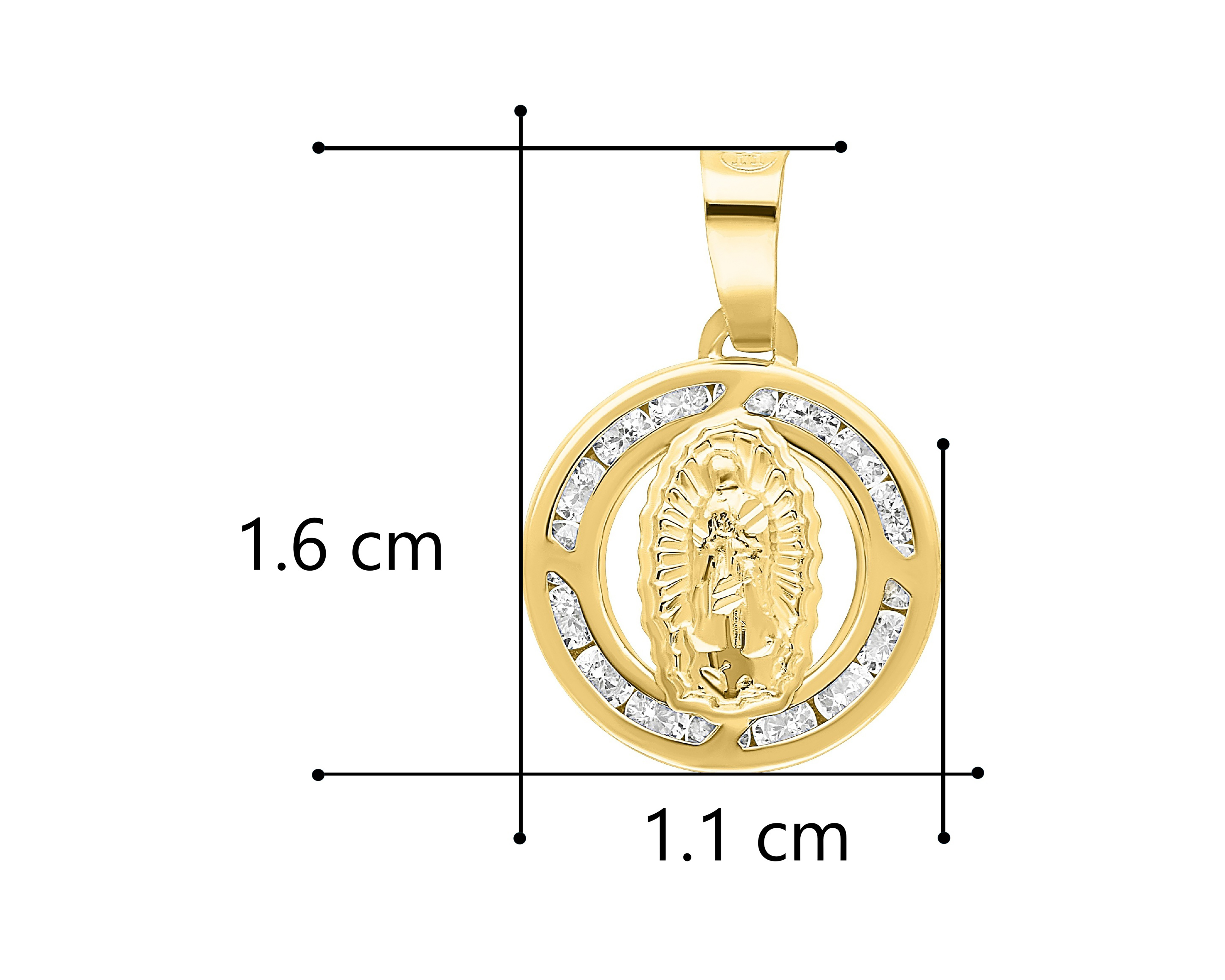 Foto 5 pulgar | Foto 4 | Medalla de Oro 10k Sentimientos