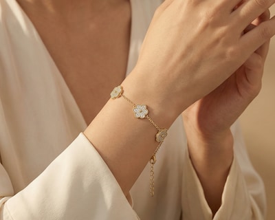 Foto 4 | Foto 4 | Pulsera de Chapa de Oro 14K by Adina Eden