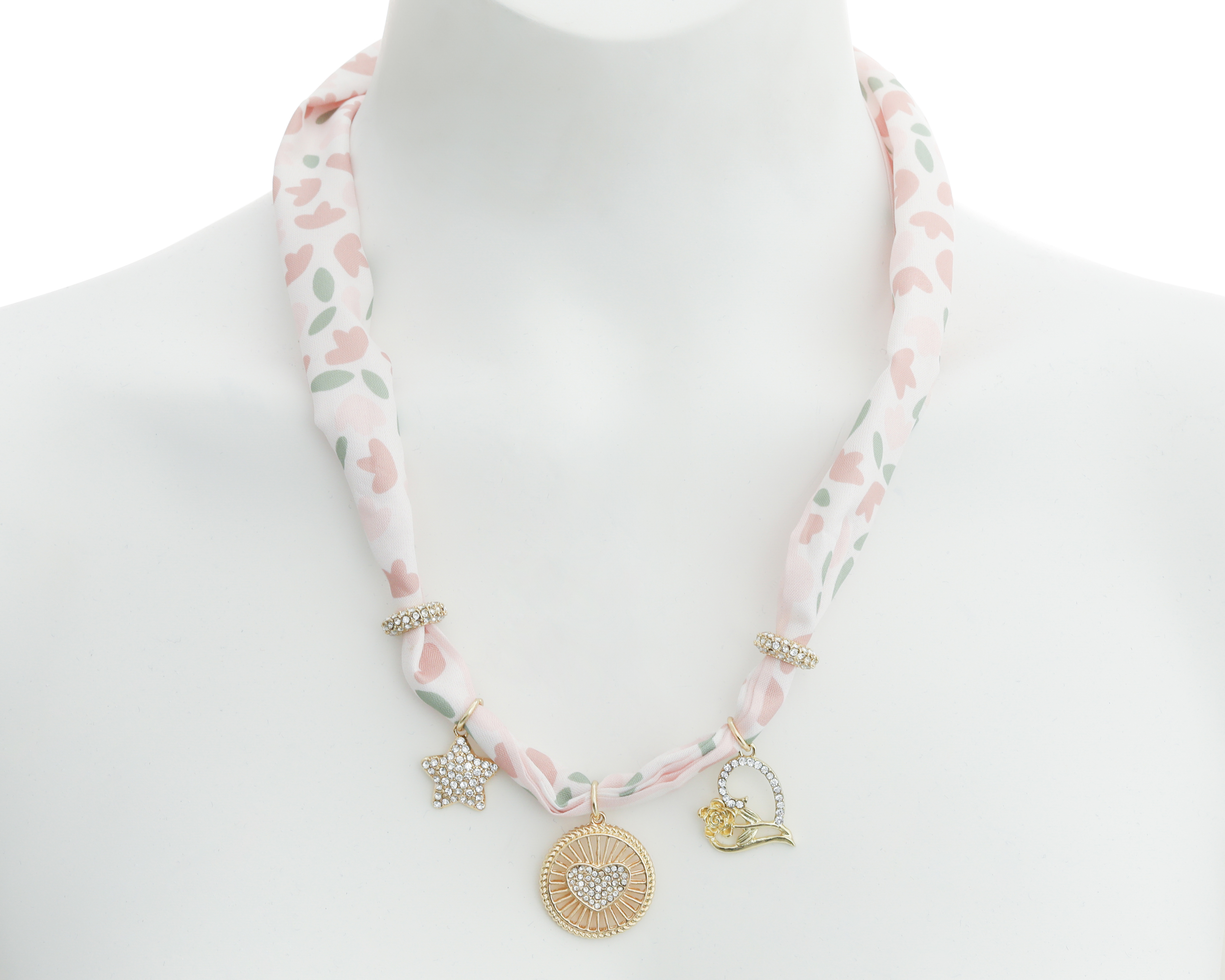 Foto 5 pulgar | Foto 4 | Collar de Seda By Adina Eden con Dijes en Chapa de Oro 14k