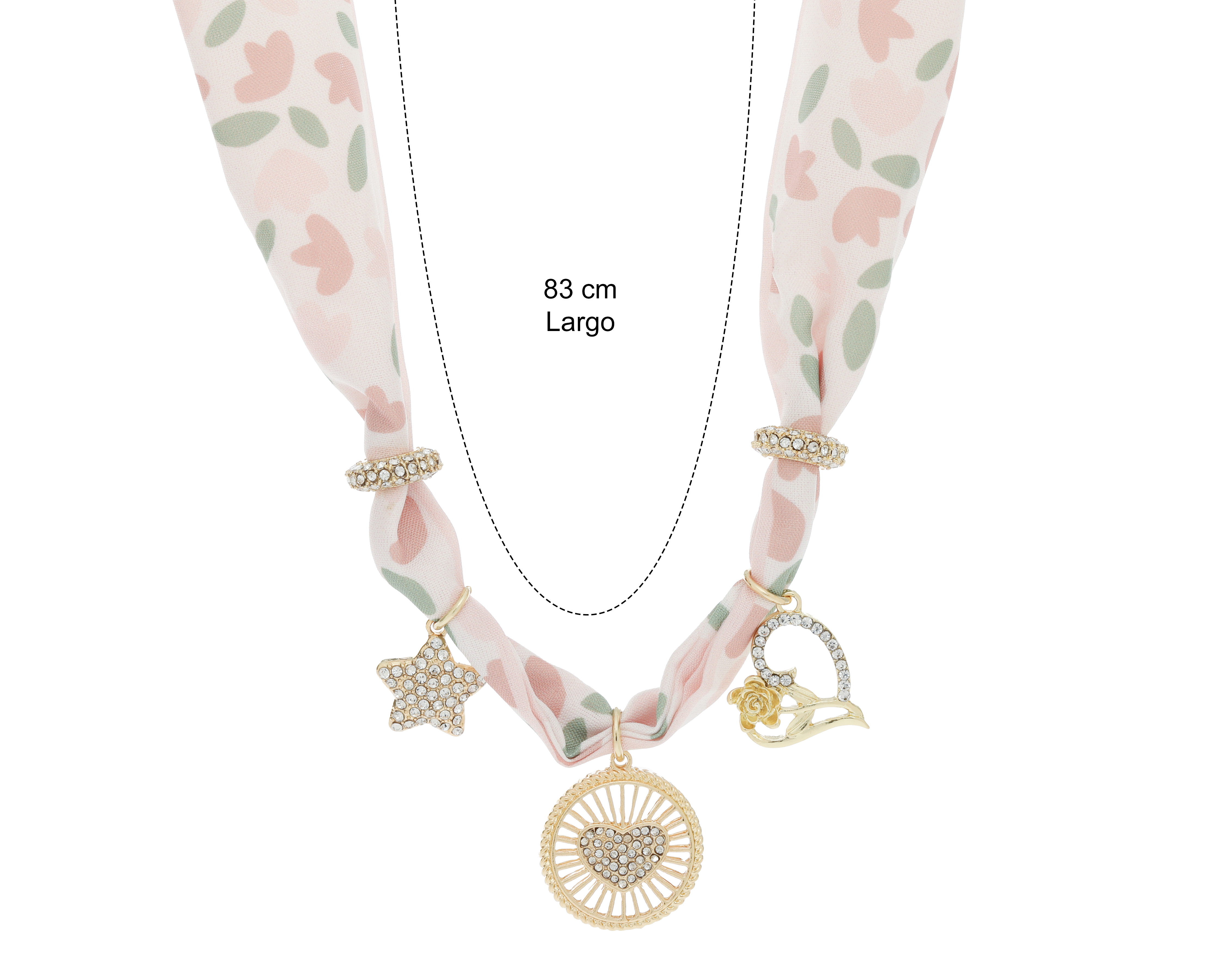 Foto 7 pulgar | Foto 6 | Collar de Seda By Adina Eden con Dijes en Chapa de Oro 14k