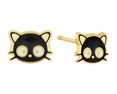 Foto 1 | Foto 1 | Broqueles de Oro 10K Chococat