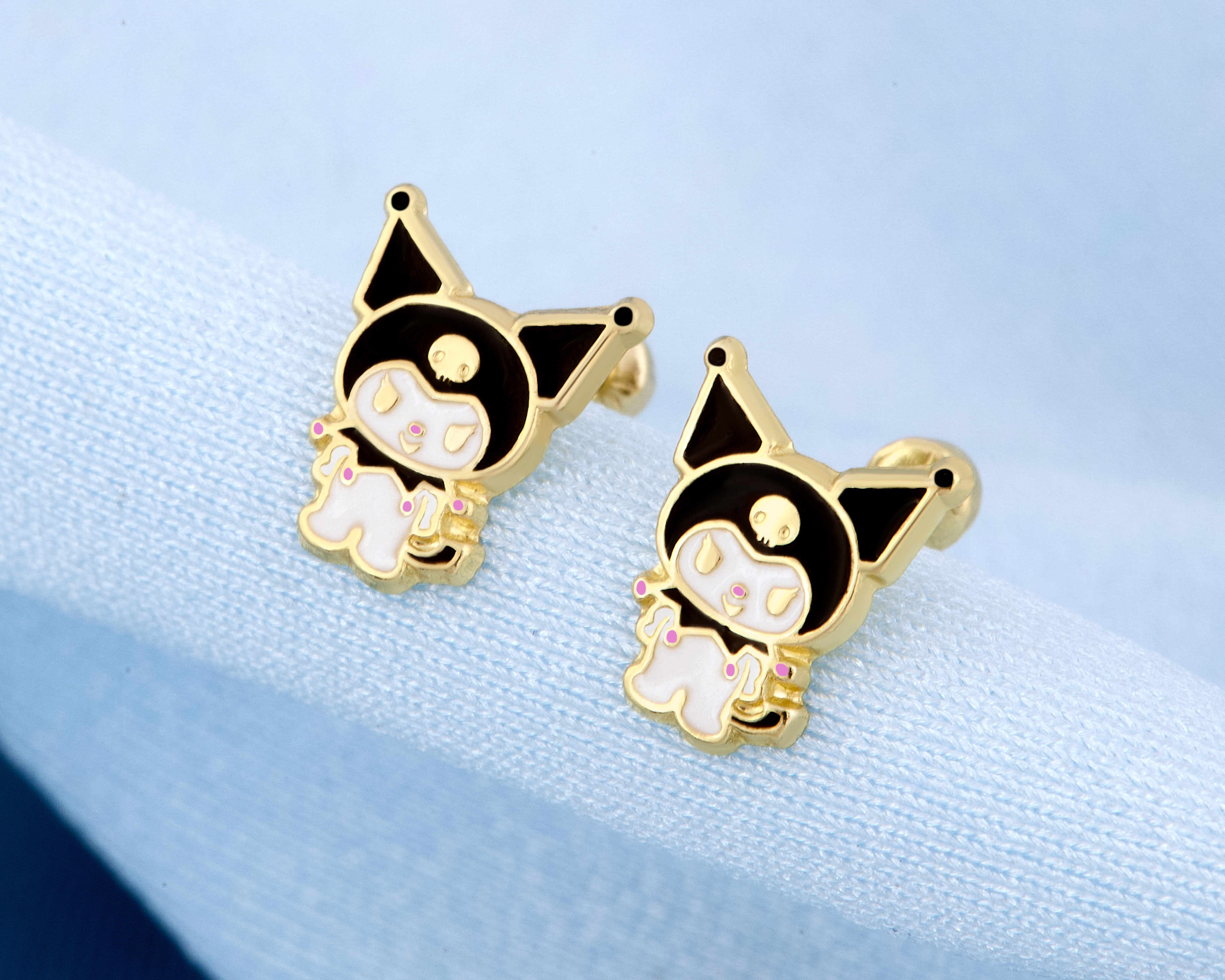 Foto 3 | Foto 3 | Broqueles de Oro 10k Hello Kitty