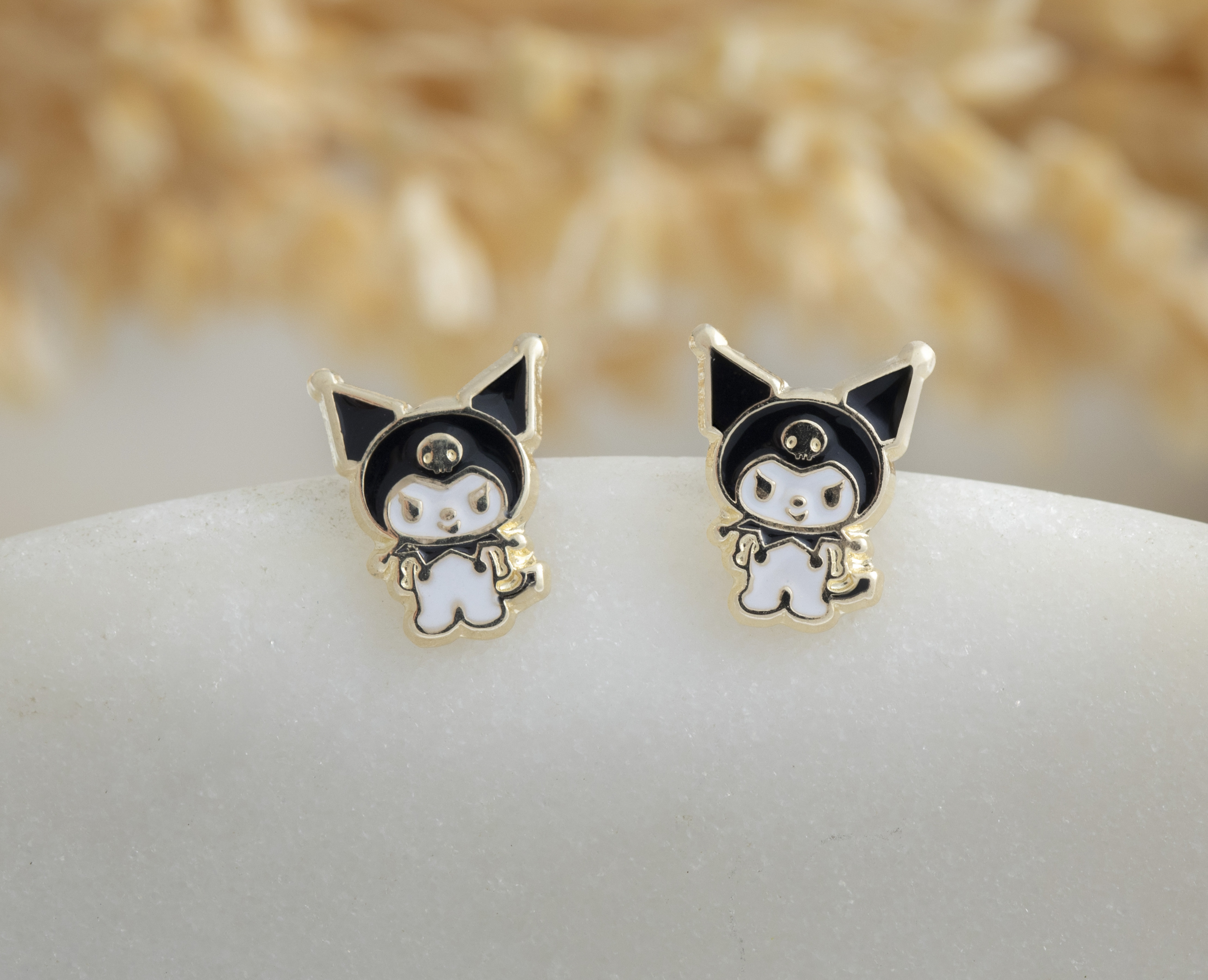 Foto 5 pulgar | Foto 4 | Broqueles de Oro 10k Hello Kitty