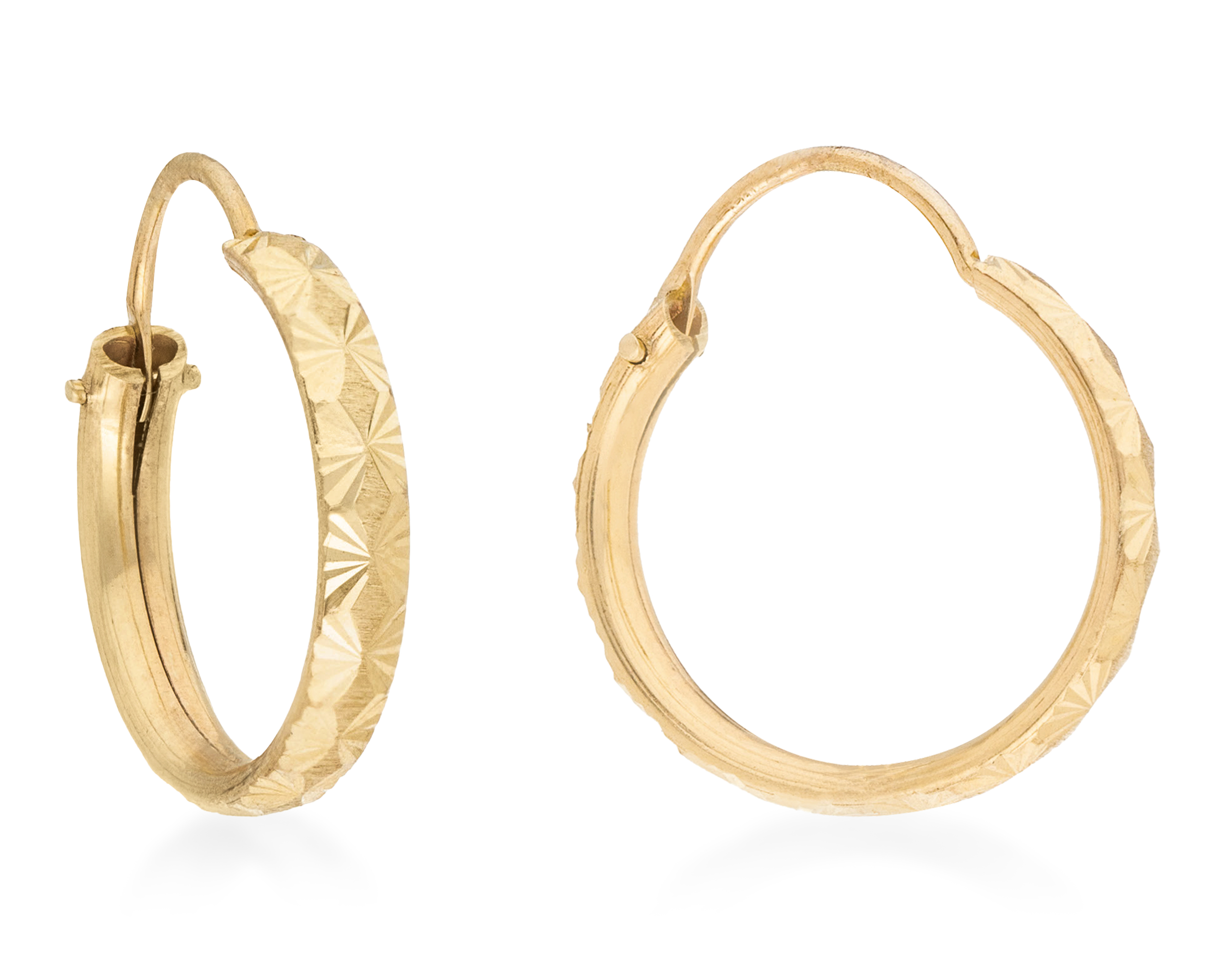 Arracadas de Oro 10K Sentimientos