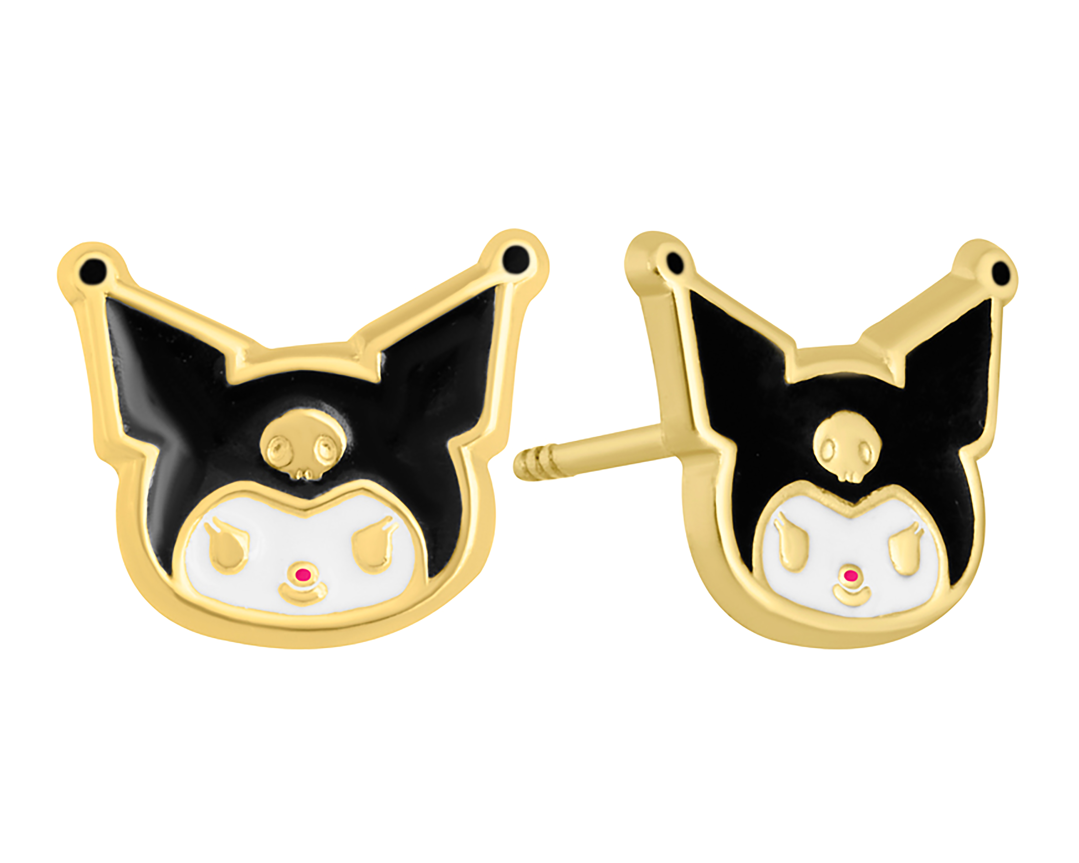 Foto 1 | Foto 1 | Aretes Kuromi de Oro 10K Hello Kitty