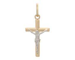Dije Crucifijo de Oro 10k Divikuo