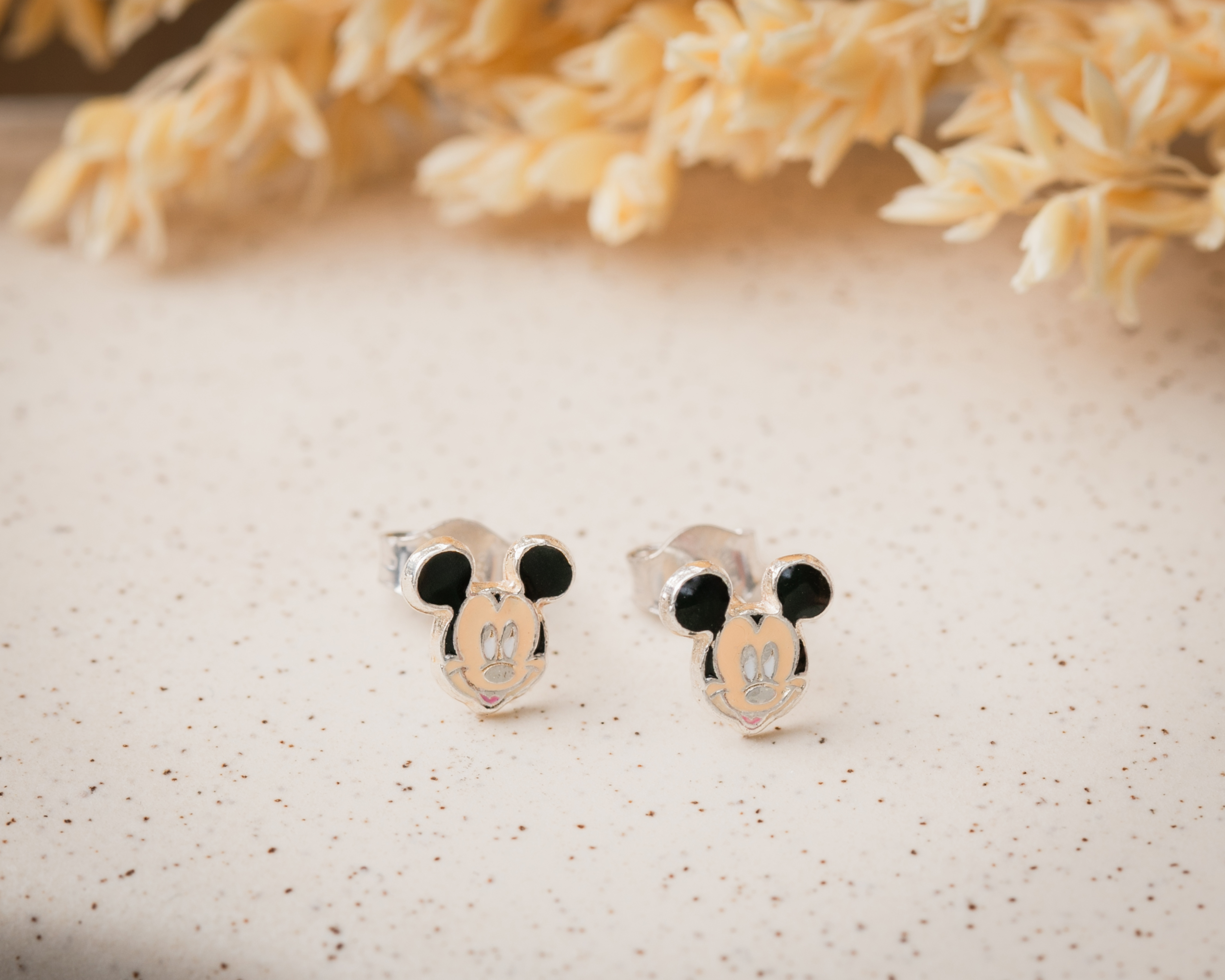 Foto 4 pulgar | Foto 3 | Broqueles Mickey Mouse de Plata Disney