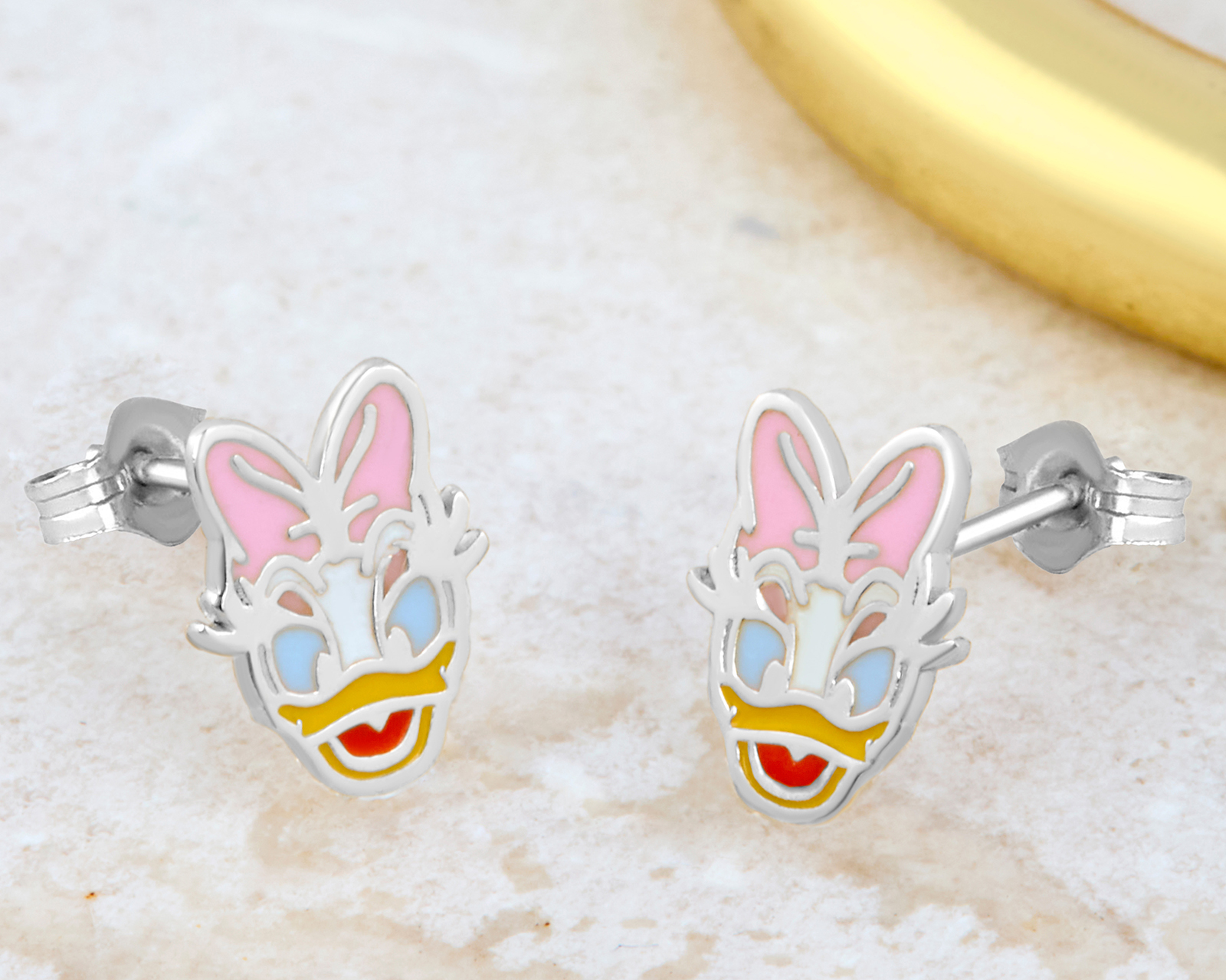 Foto 3 | Foto 3 | Aretes Daisy de Plata Disney