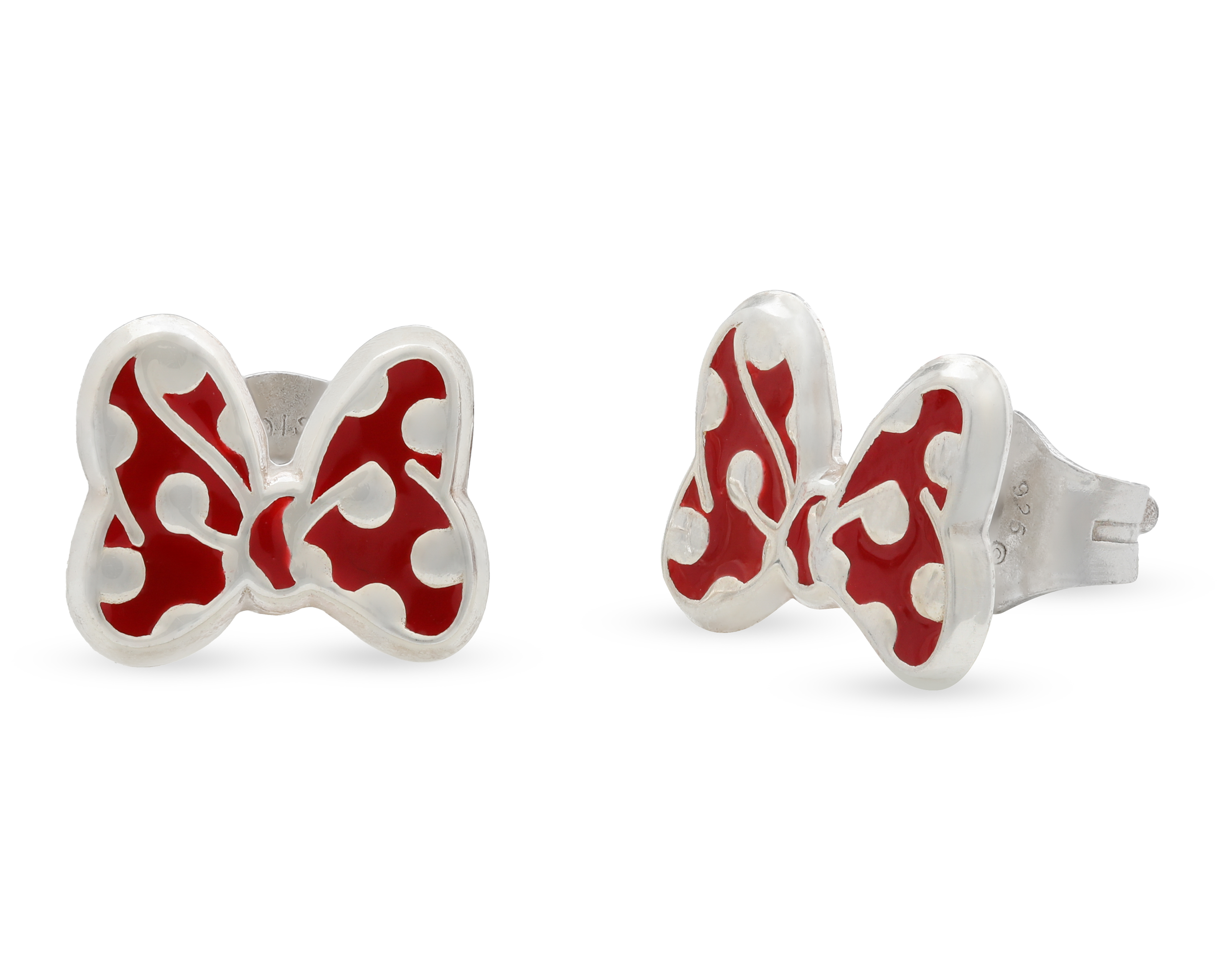 Foto 2 pulgar | Foto 1 | Broqueles Minnie Mouse de Plata Disney