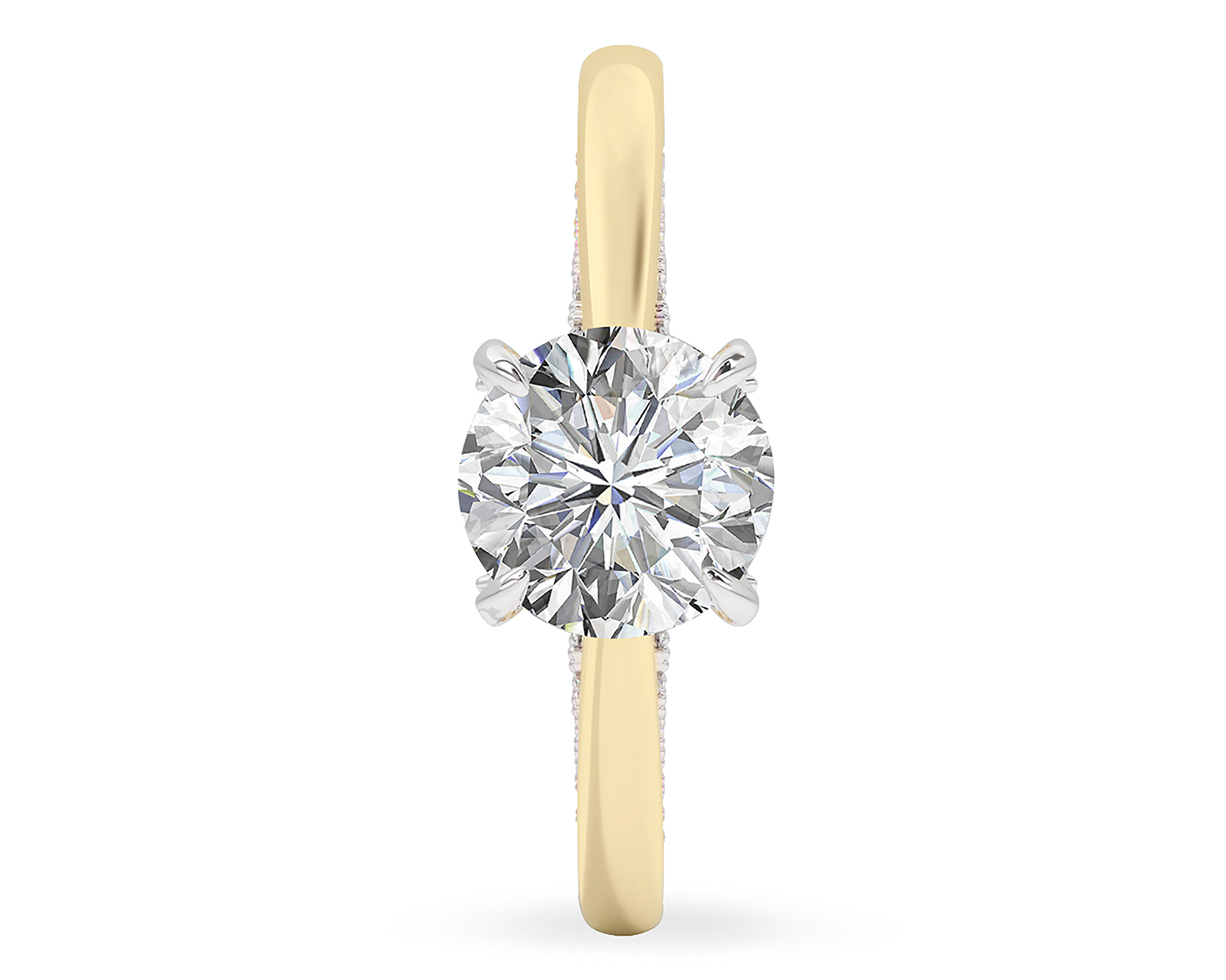 Foto 3 pulgar | Foto 2 | Anillo de Compromiso de Oro 10K Amelie Talla 8