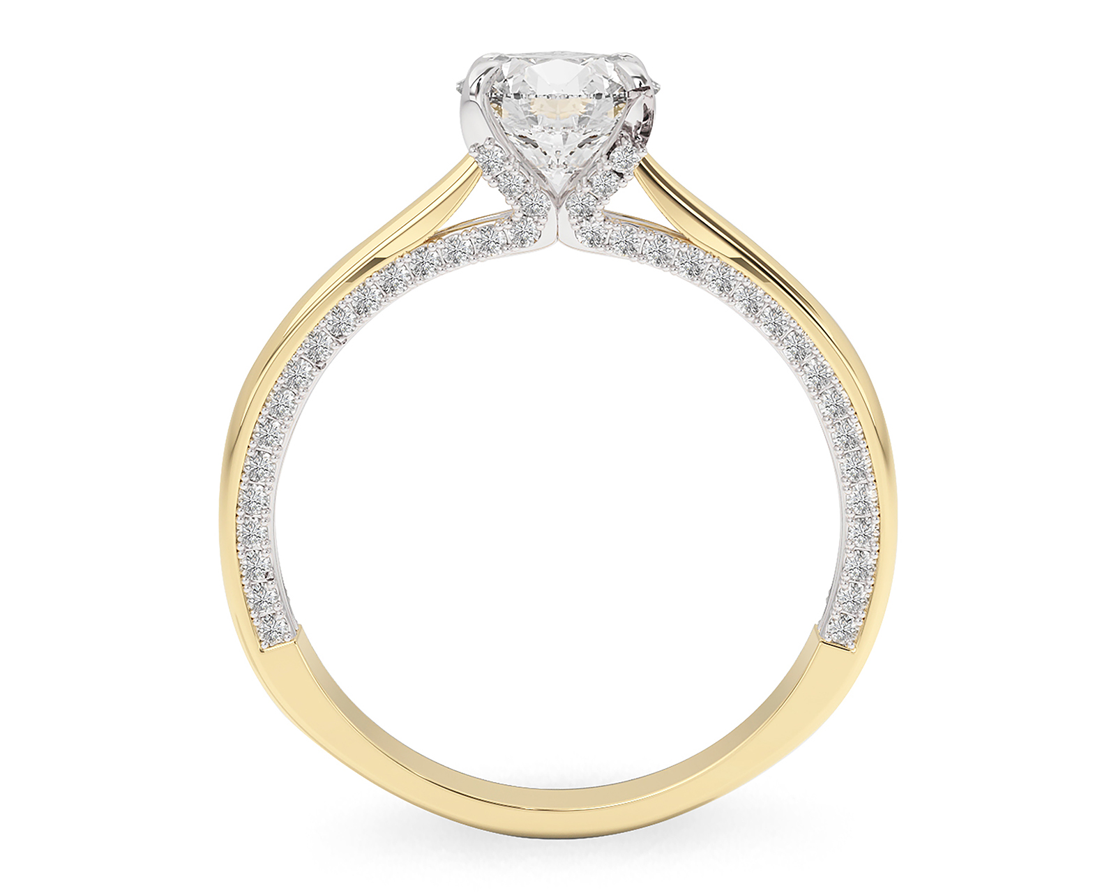 Foto 4 pulgar | Foto 3 | Anillo de Compromiso de Oro 10K Amelie Talla 8