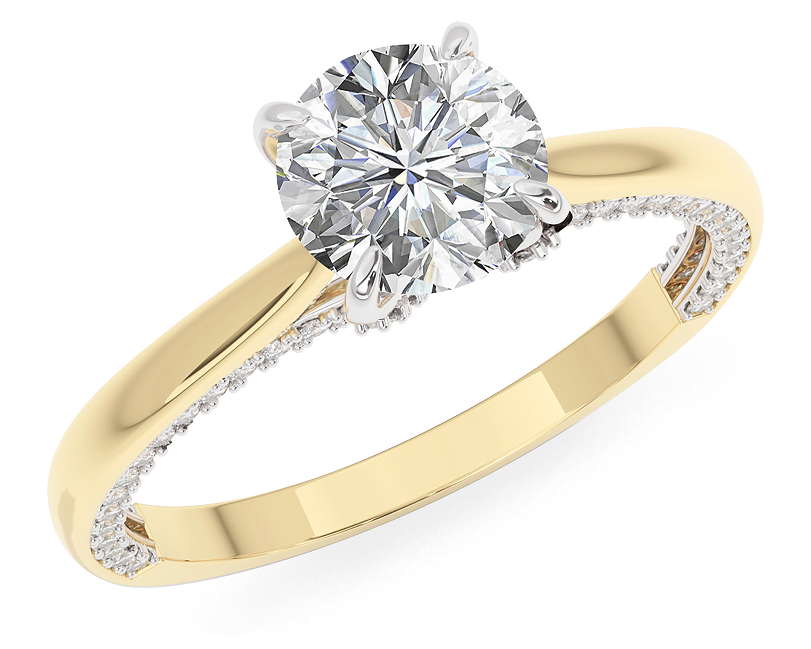 Foto 4 | Foto 4 | Anillo de Compromiso de Oro 10K Amelie Talla 8