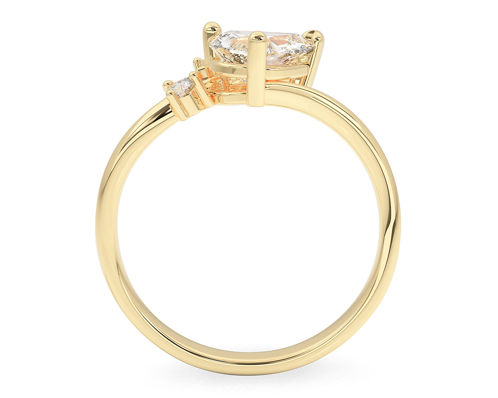 Foto 3 | Foto 3 | Anillo Gota de Oro 10k Amelie Talla 7