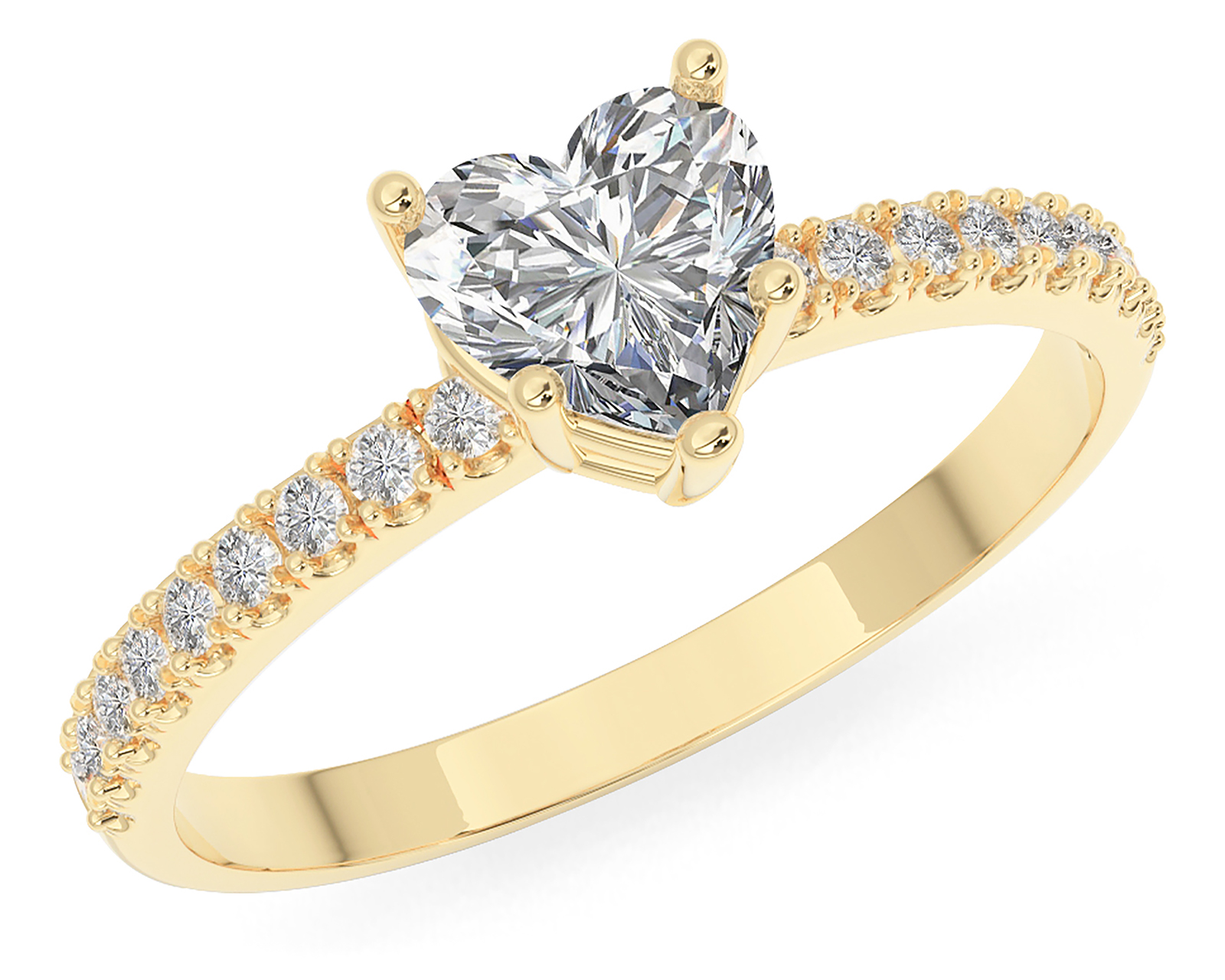 Foto 4 | Foto 4 | Anillo de Oro 10k Amelie Tamaño 7