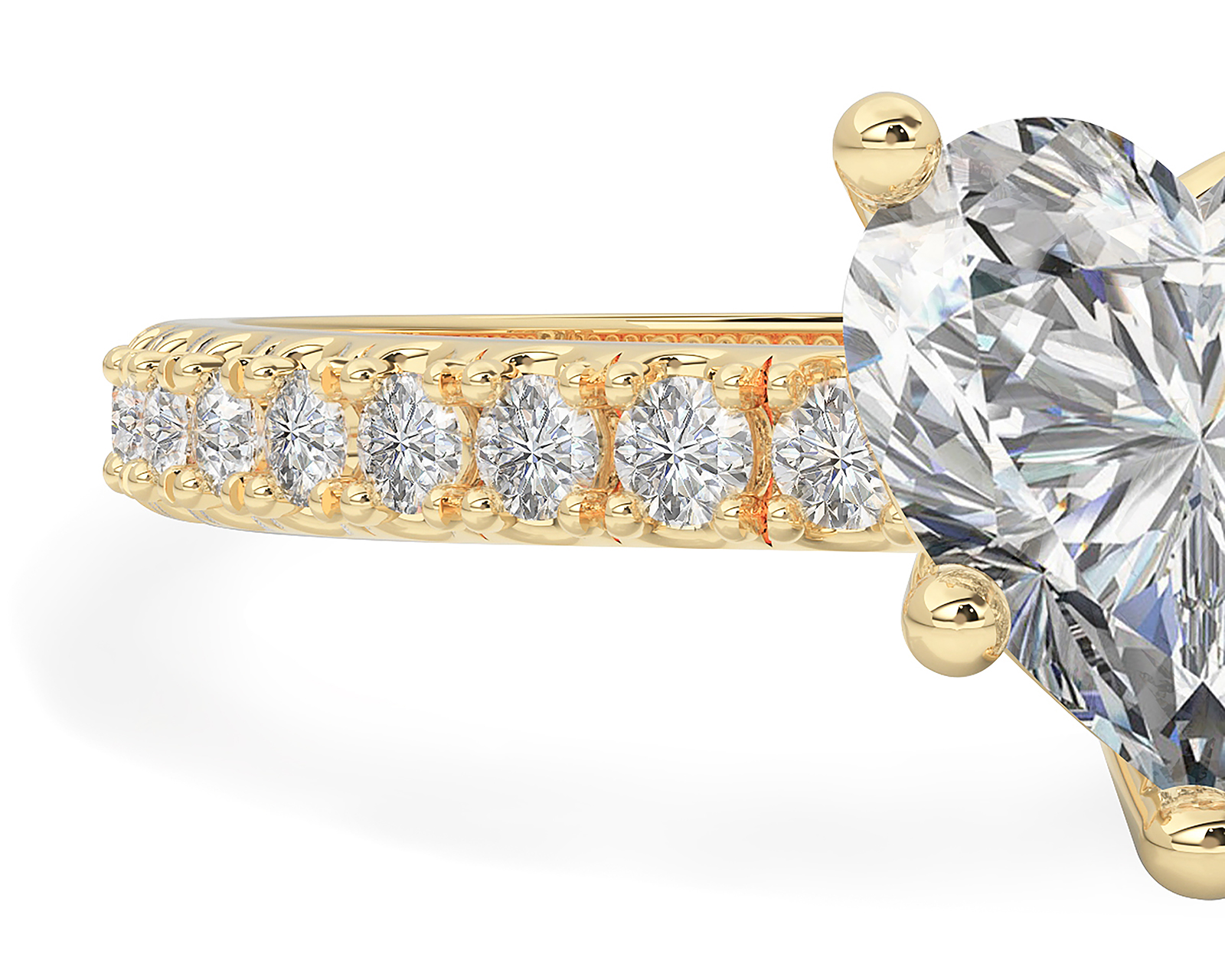 Foto 6 pulgar | Foto 5 | Anillo de Oro 10k Amelie Tamaño 7