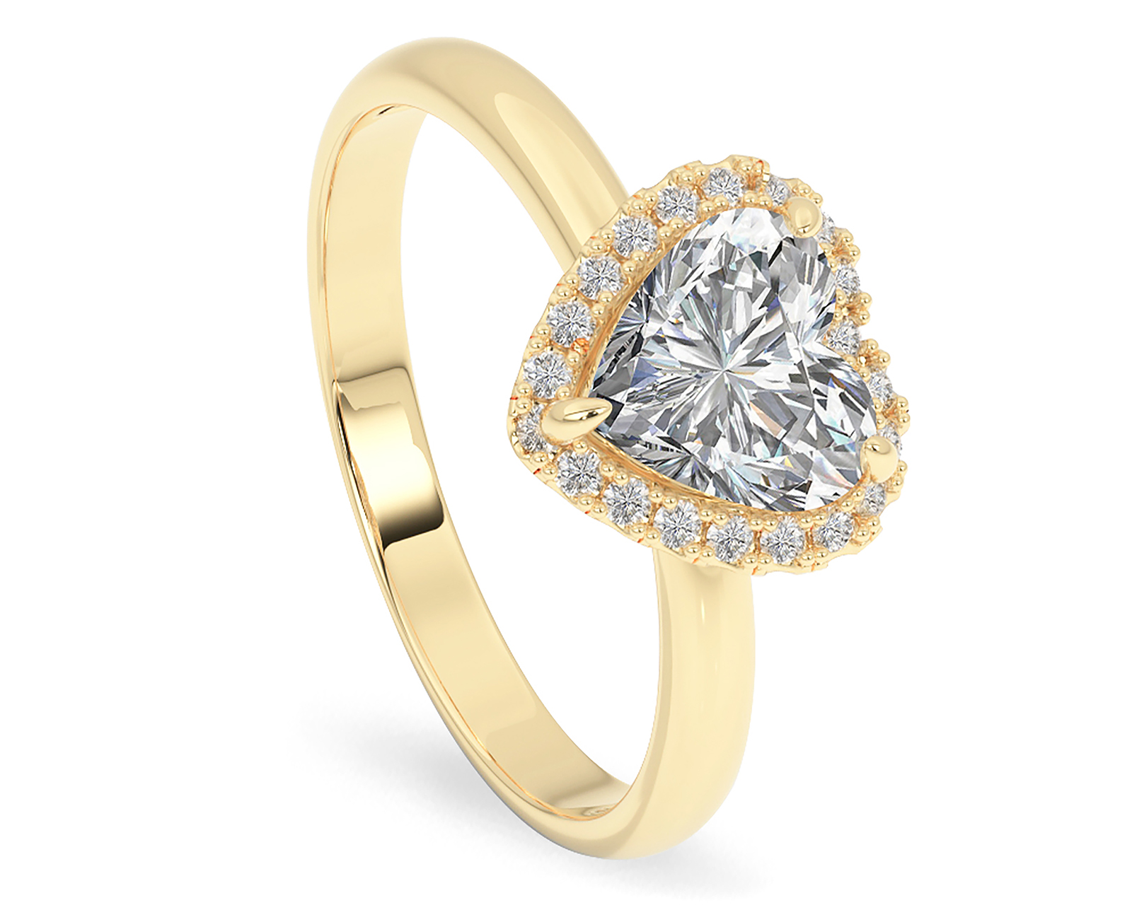 Foto 1 | Foto 1 | Anillo Corazón de Oro 10k Amelie Talla 8