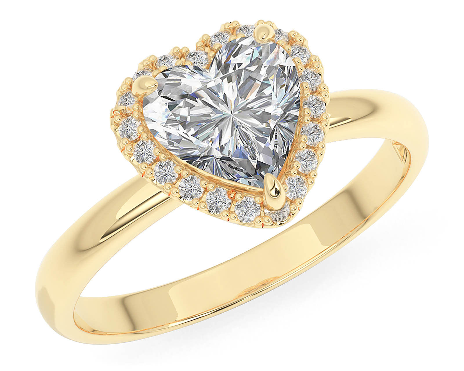 Foto 4 | Foto 4 | Anillo Corazón de Oro 10k Amelie Talla 8