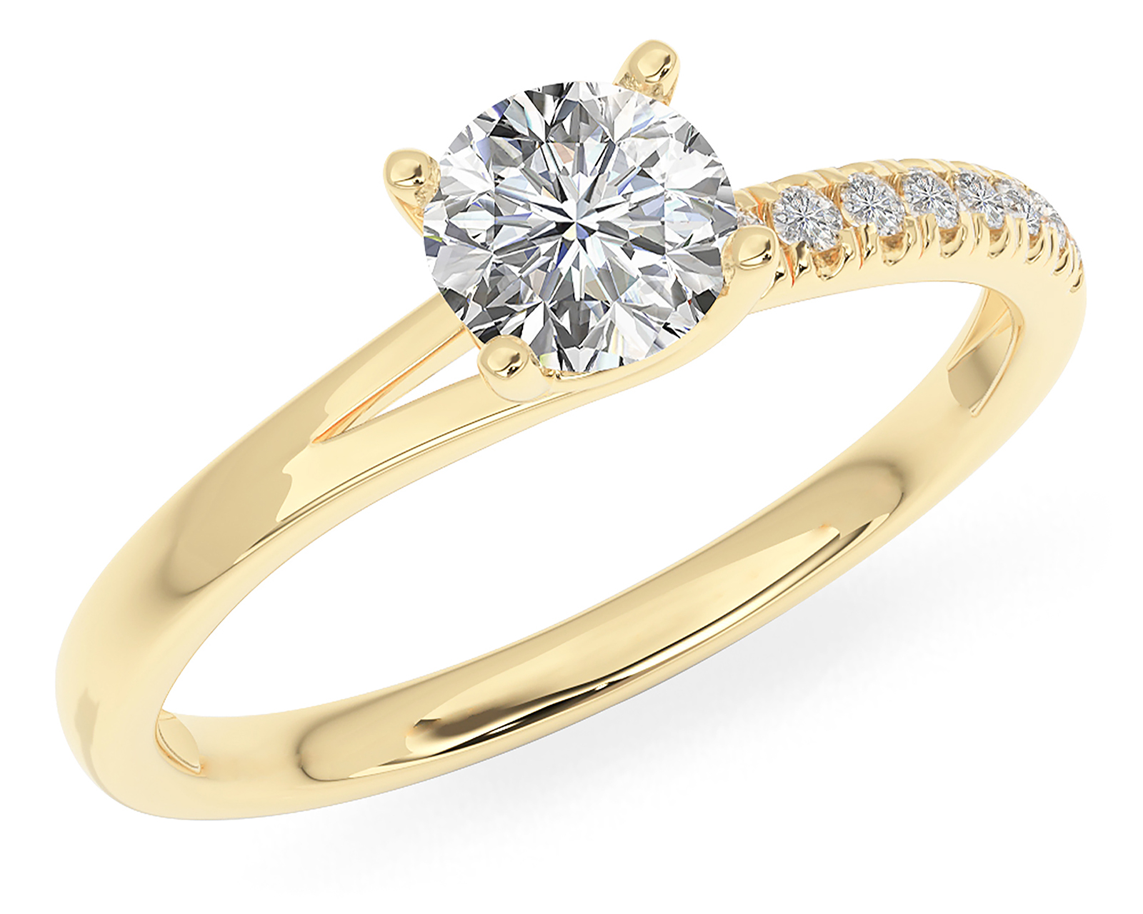 Foto 4 | Foto 4 | Anillo de Compromiso de Oro 10k Amelie Talla 7