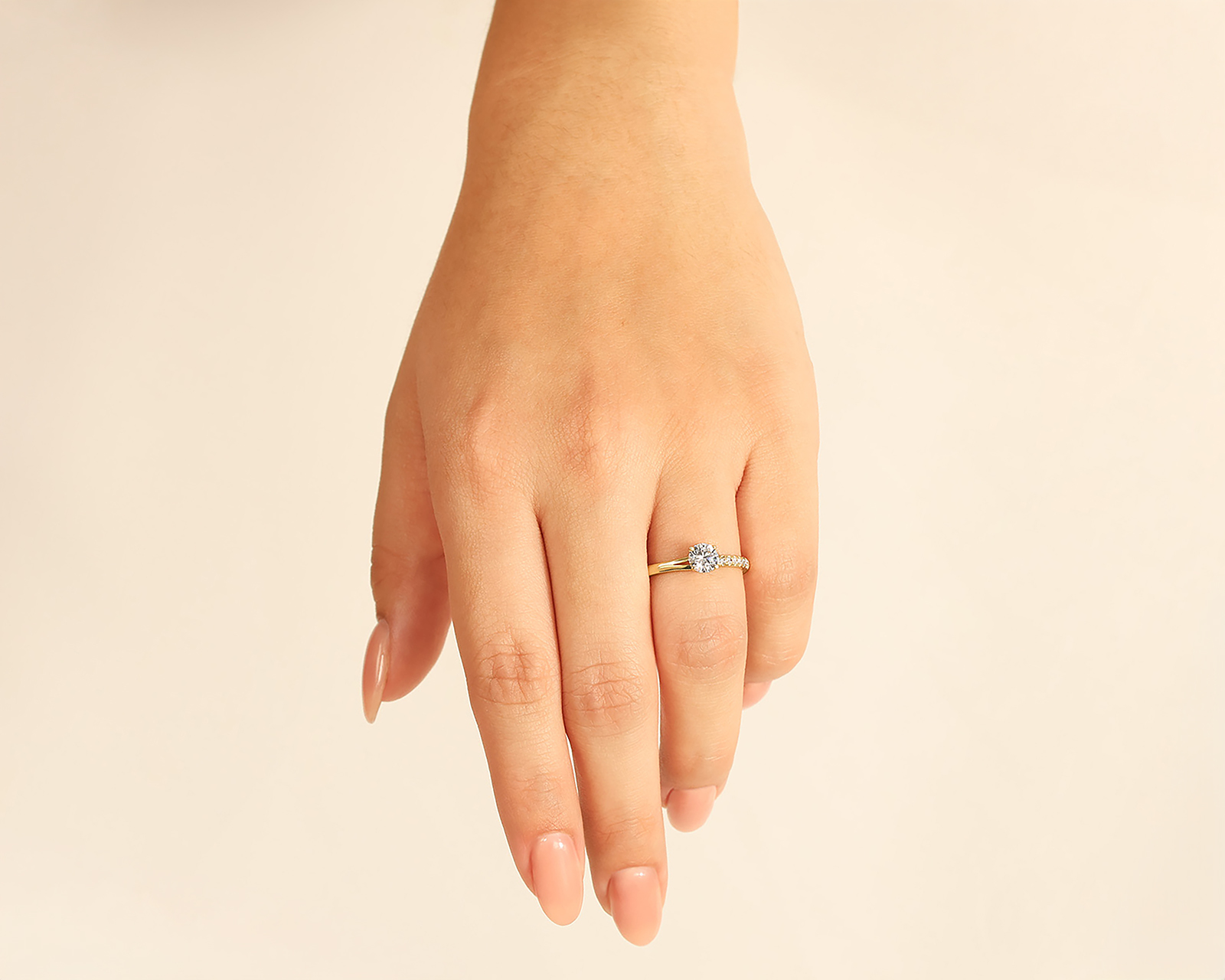 Foto 6 | Foto 6 | Anillo de Compromiso de Oro 10k Amelie Talla 7