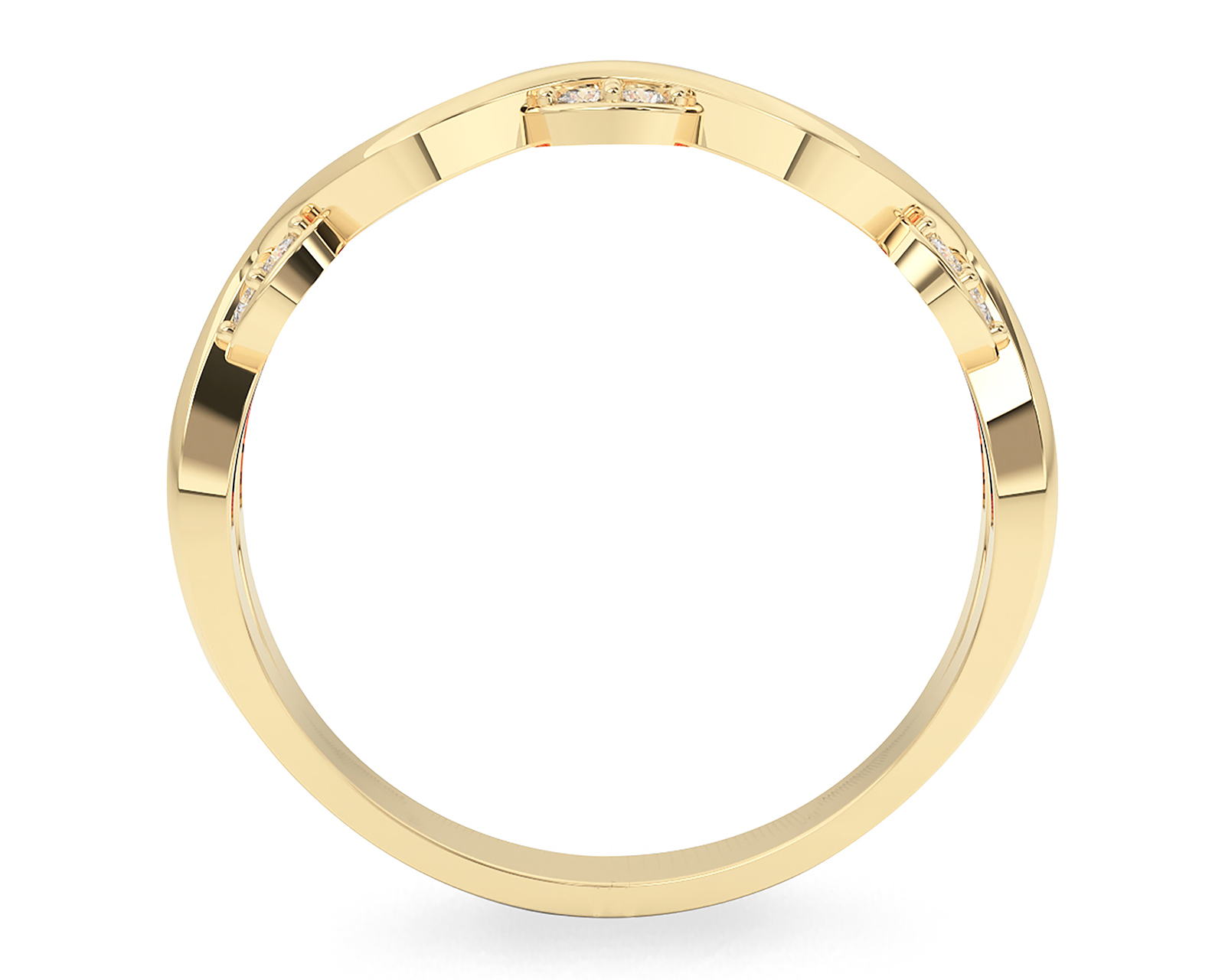 Foto 4 pulgar | Foto 3 | Anillo Churumbela de Oro 10k Amelie Talla 8