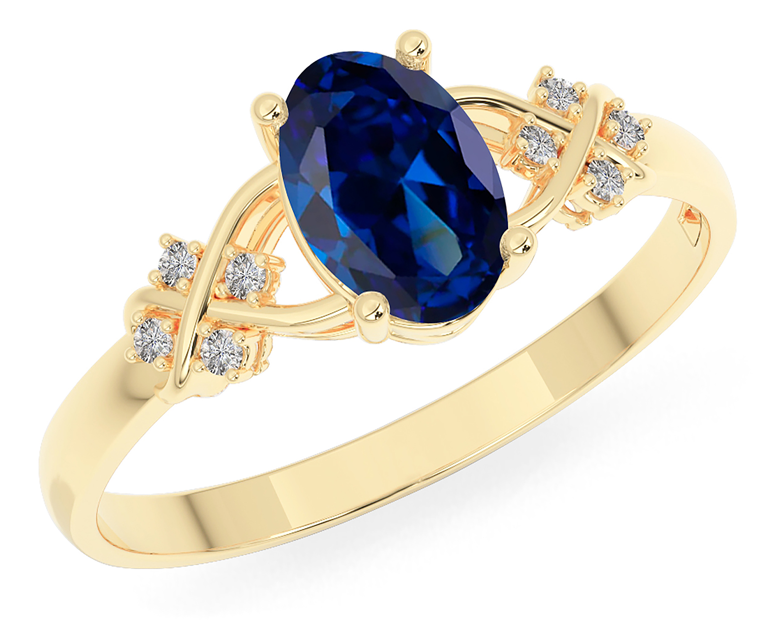 Foto 5 pulgar | Foto 4 | Anillo de Oro 10k Amelie Tamaño 7