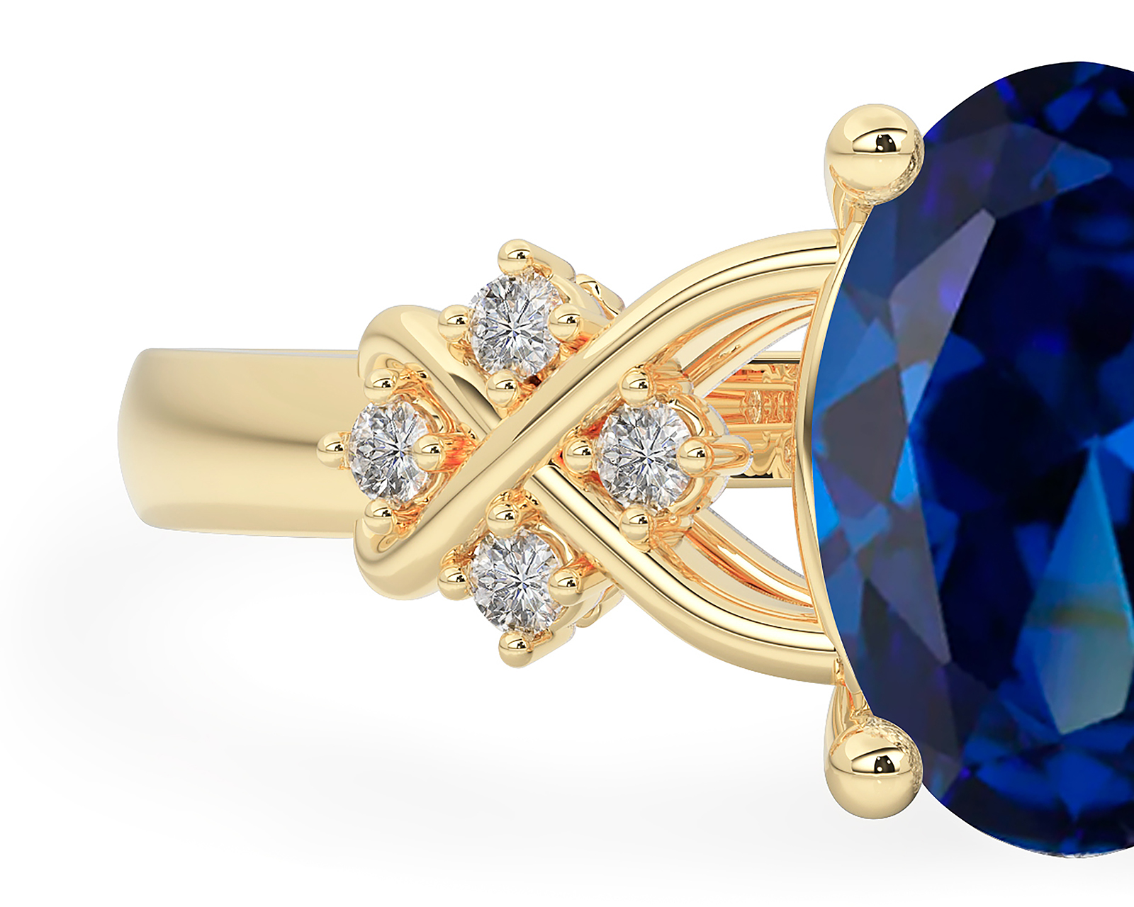 Foto 6 pulgar | Foto 5 | Anillo de Oro 10k Amelie Tamaño 7